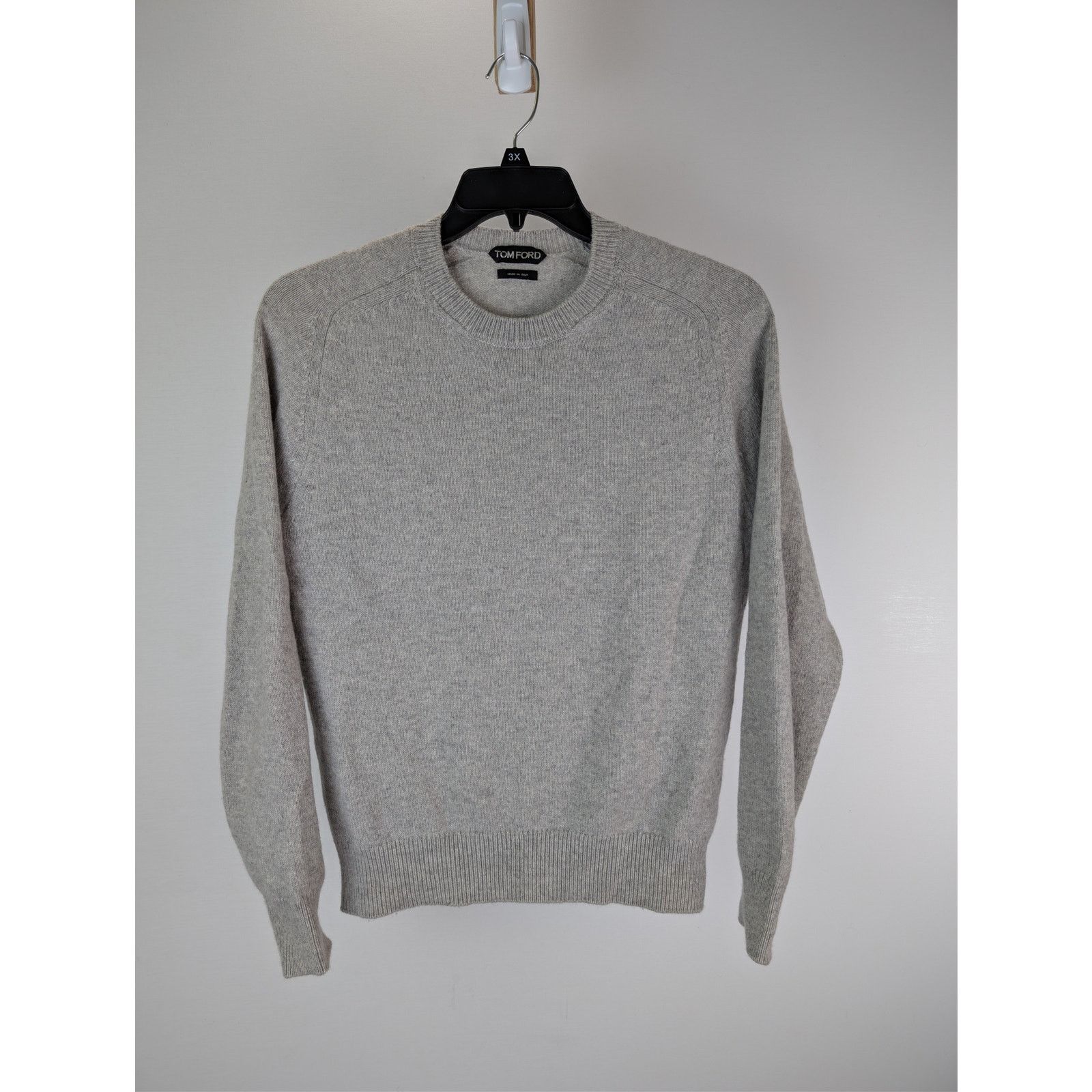 Tom Ford o1rshd1 CC20 cashmere crew-neck sweater in Grey Size US M / EU 48-50 / 2 - 2 Thumbnail