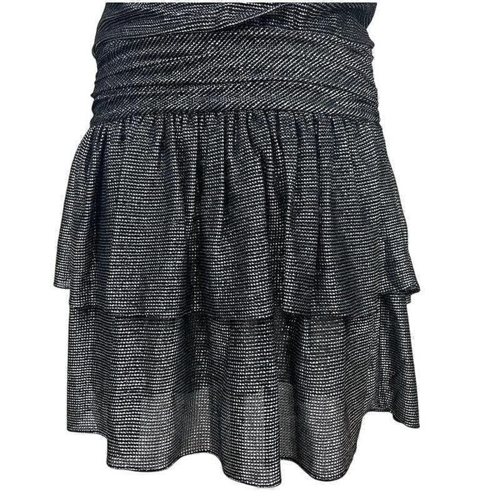 Vintage Womens Metallic Silver 80s Dress Disco Whimsi Party Bling Size S / US 4 / IT 40 - 6 Thumbnail