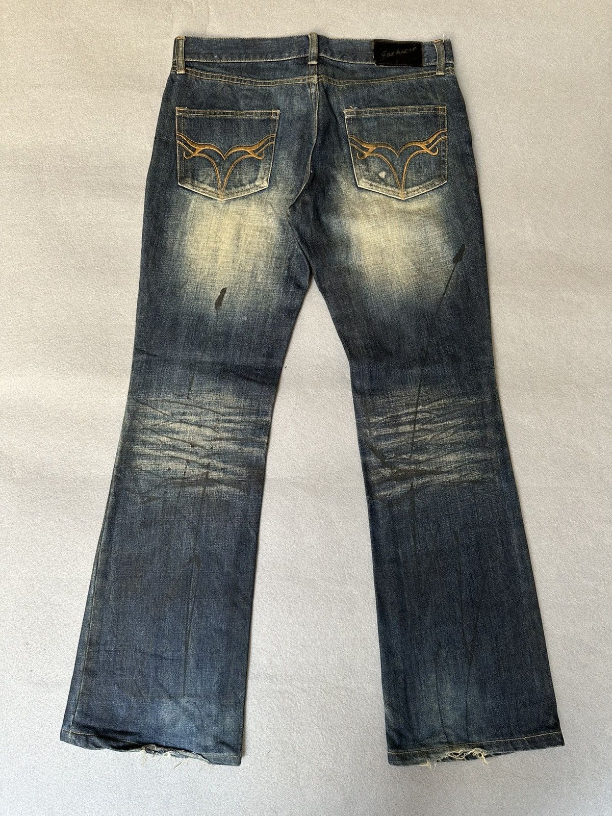 Japanese Brand FLARE Jack Rose Denim Japan Size US 30 / EU 46 - 2 Thumbnail