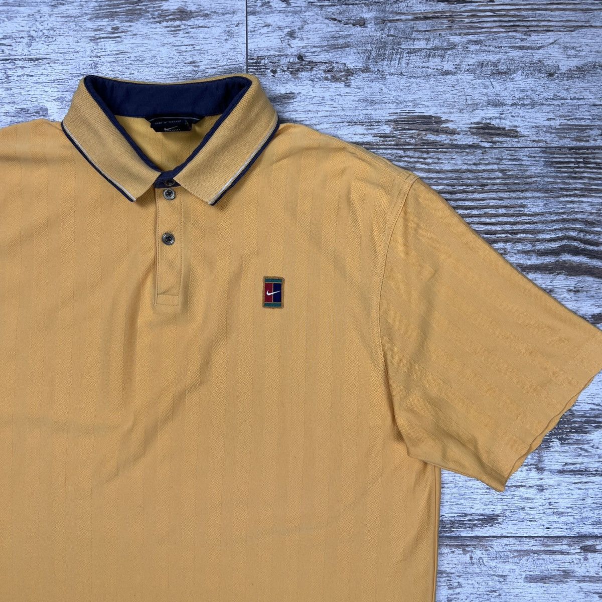 Nike × Vintage Vintage Nike Challenge Court T-Shirt Mens Sampras Agassi Size US M / EU 48-50 / 2 - 2 Thumbnail