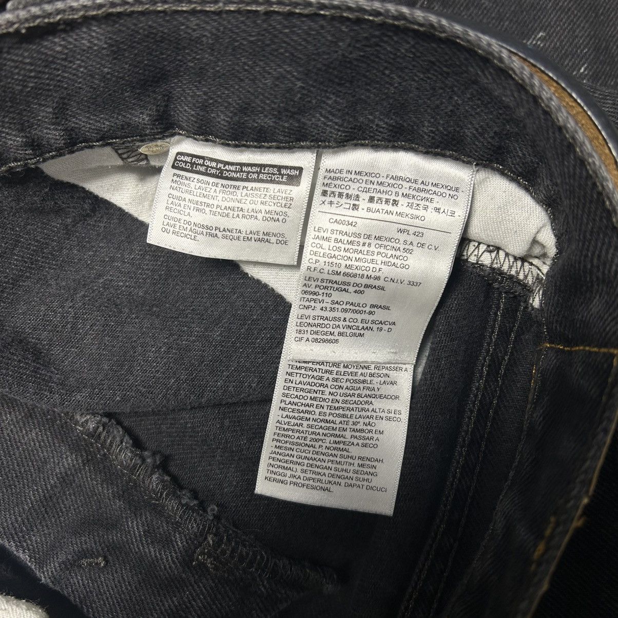 Levi's Levi's 517 Paint Stained Black Wash Size US 34 / EU 50 - 10 Thumbnail