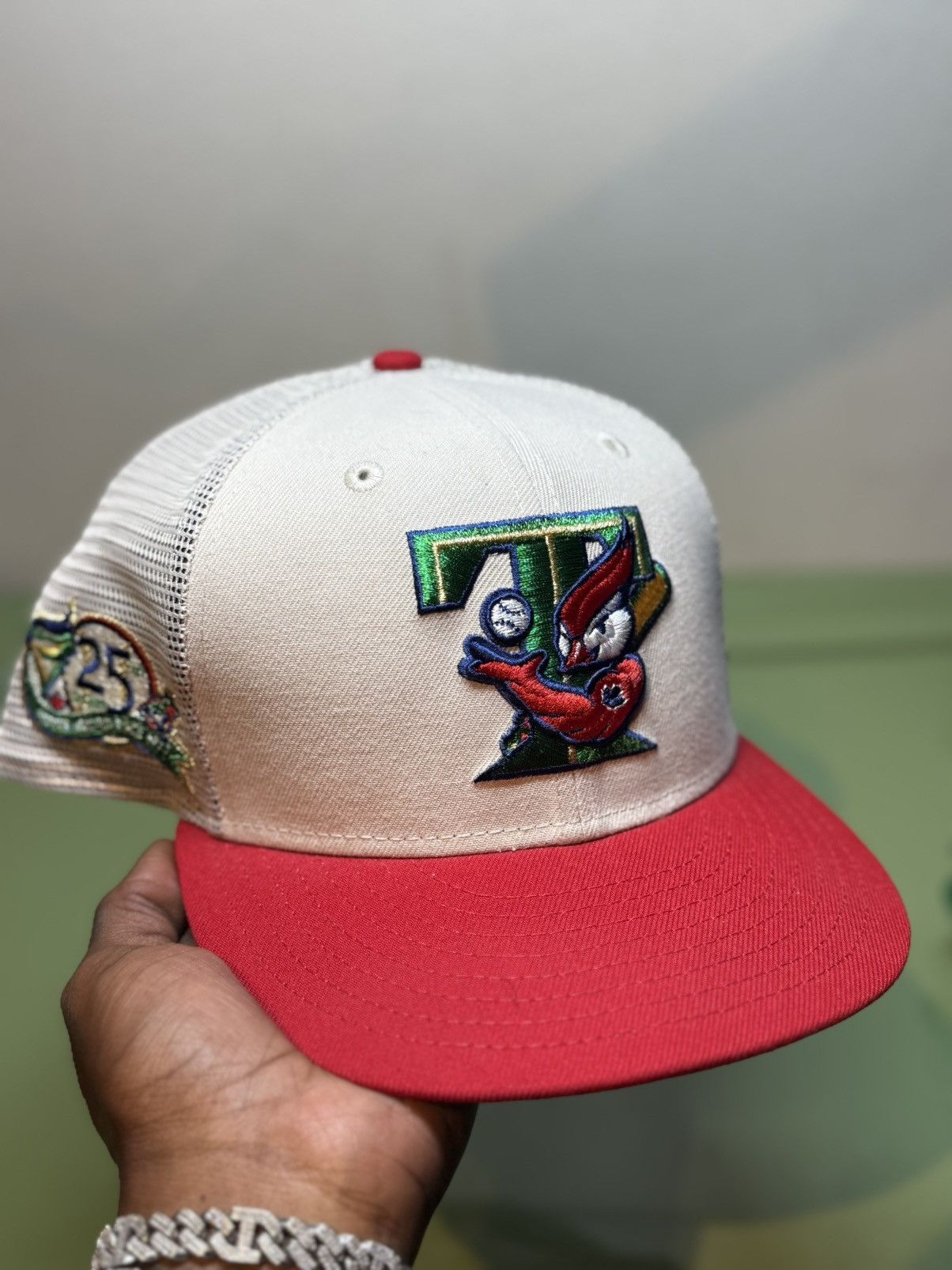 Hat Club × New Era Stone Trucker Toronto Blue Joys 25th Anniversary. Fitted Hat Size ONE SIZE - 1 Thumbnail