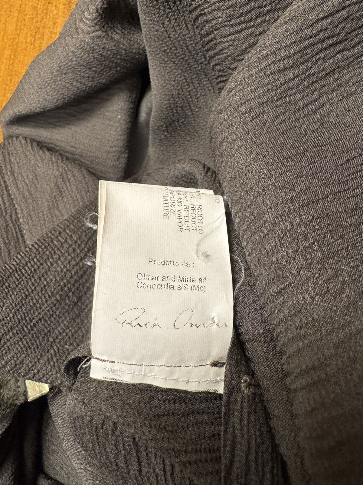 Rick Owens Rick Owens Light Silk Jacket Size US S / EU 44-46 / 1 - 4 Thumbnail