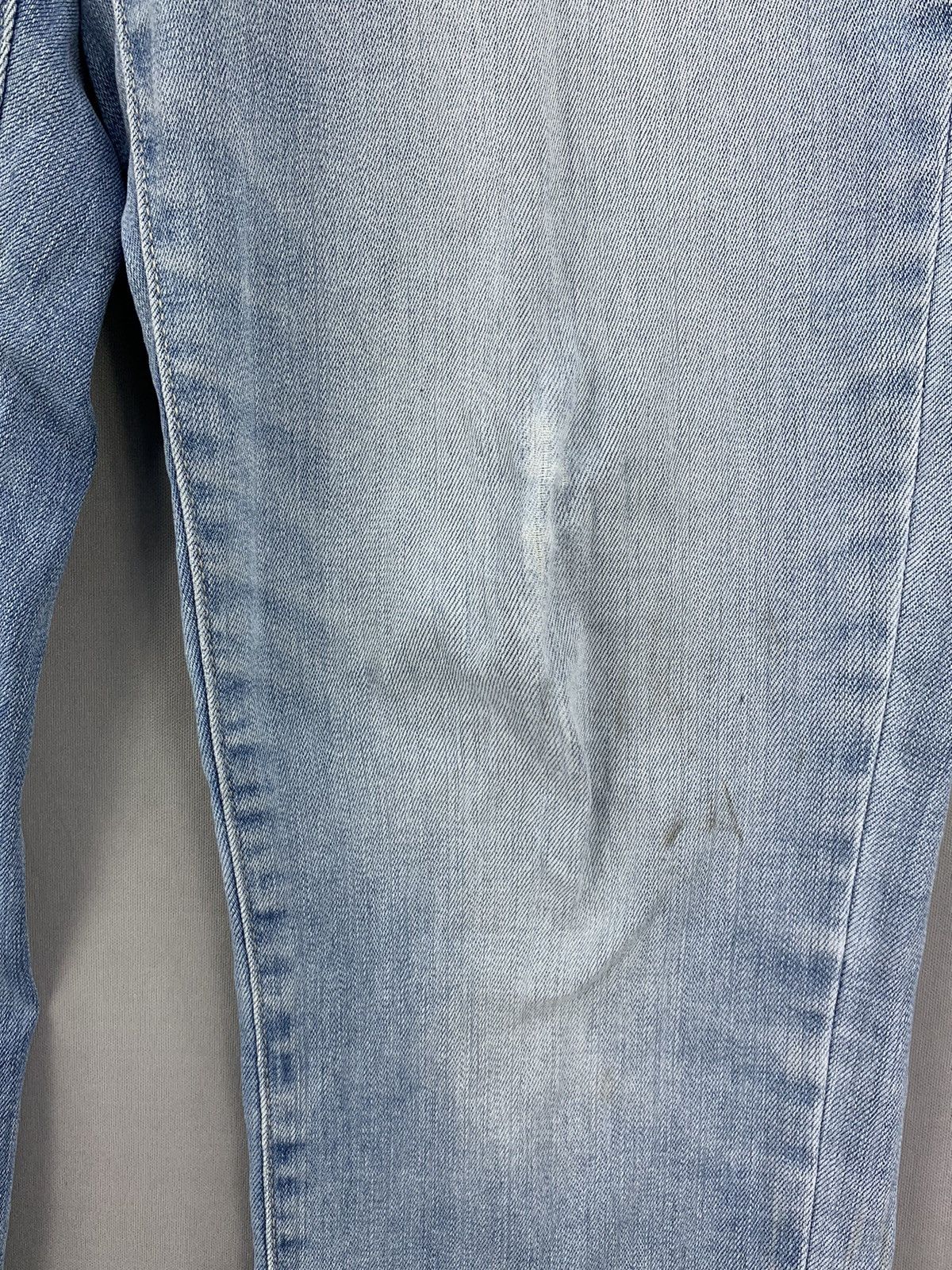 Japanese Brand C17 Distressed Light Wash Denim Jeans Pants Size US 31 - 6 Thumbnail