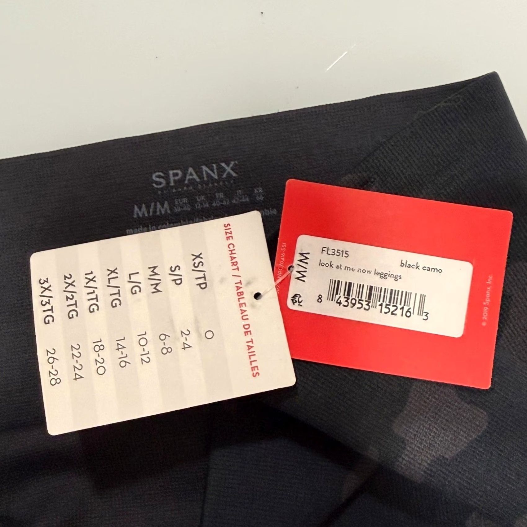 Spanx Spanx Look at Me Now Leggings Black Camo Seamless Shaping High Rise M Regular Women XS-XL? Size 32" / US 10 / IT 46 - 4 Thumbnail