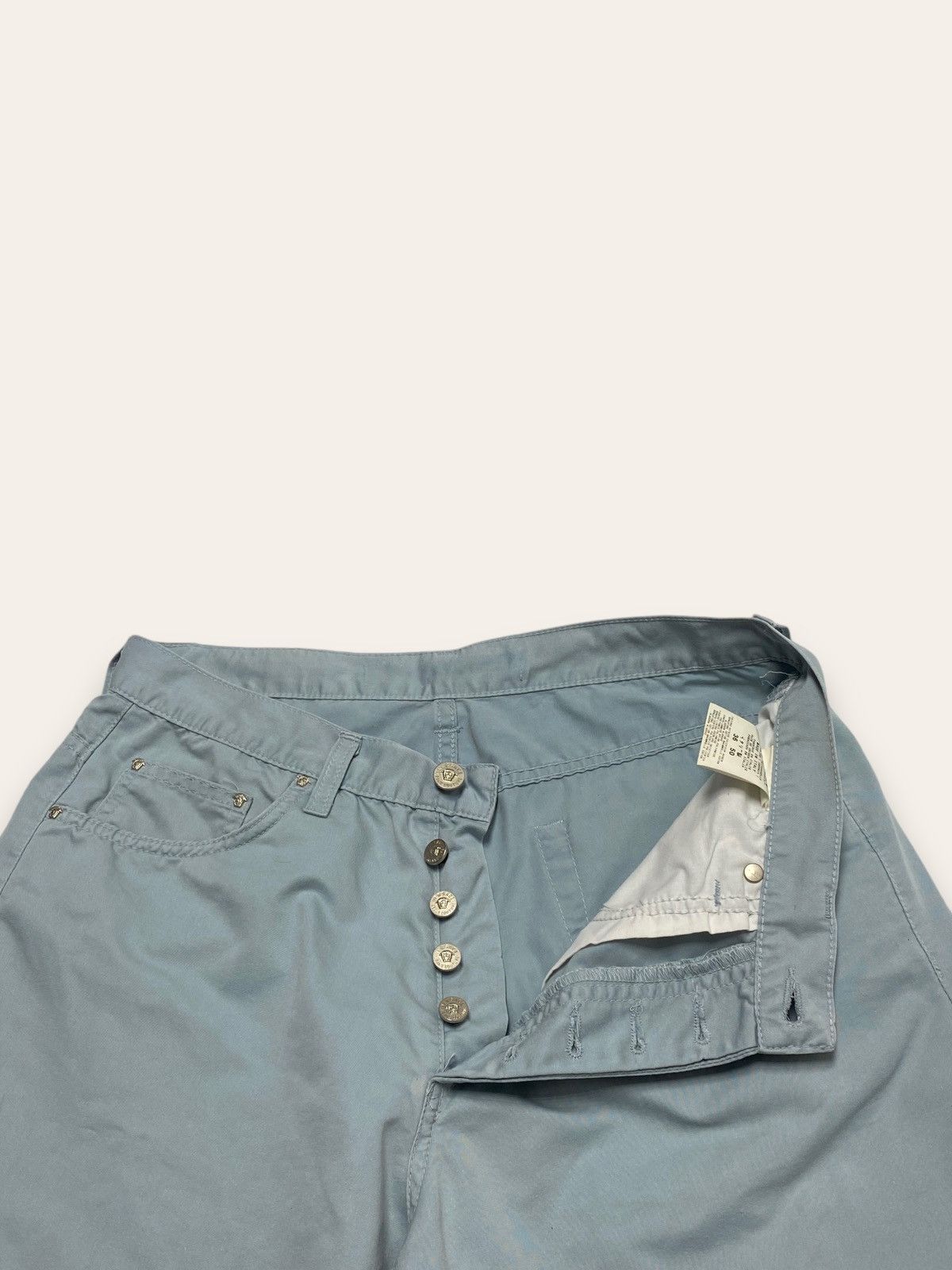 Versace Vintage VERSACE JEANS COUTURE Menthol Colour Pants Y2K Size US 31 - 6 Thumbnail