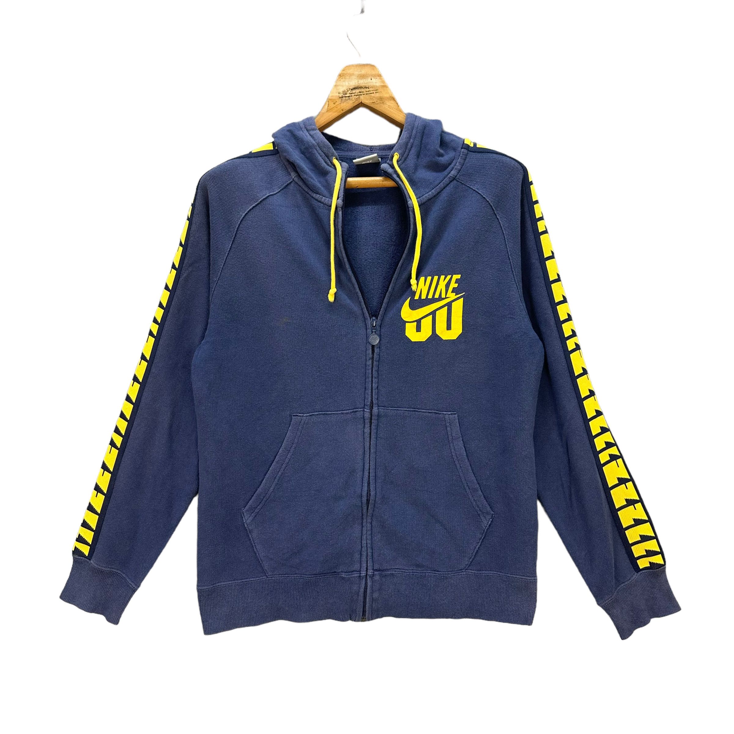 Nike NIKE YELLOW LINE LOGO ZIPPER HOODIES #8581-015 Size US M / EU 48-50 / 2 - 1 Thumbnail