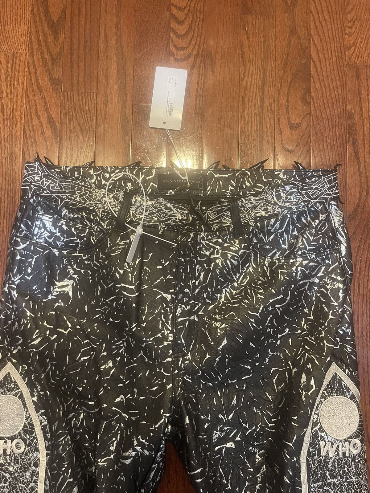 Who Decides War Who Decides War The Garden Glass Throne Black Leather Pants Size US 36 / EU 52 - 5 Thumbnail