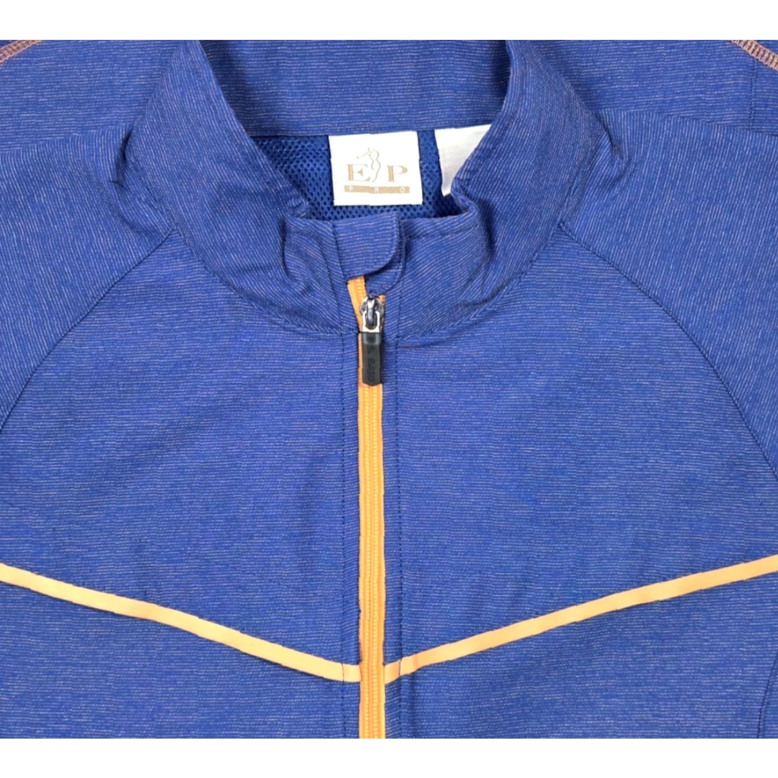 Vintage EP Pro Tour Tech Women's Size L Full-Zip Golf Jacket Blue Orange Trim Size M / US 6-8 / IT 42-44 - 4 Thumbnail