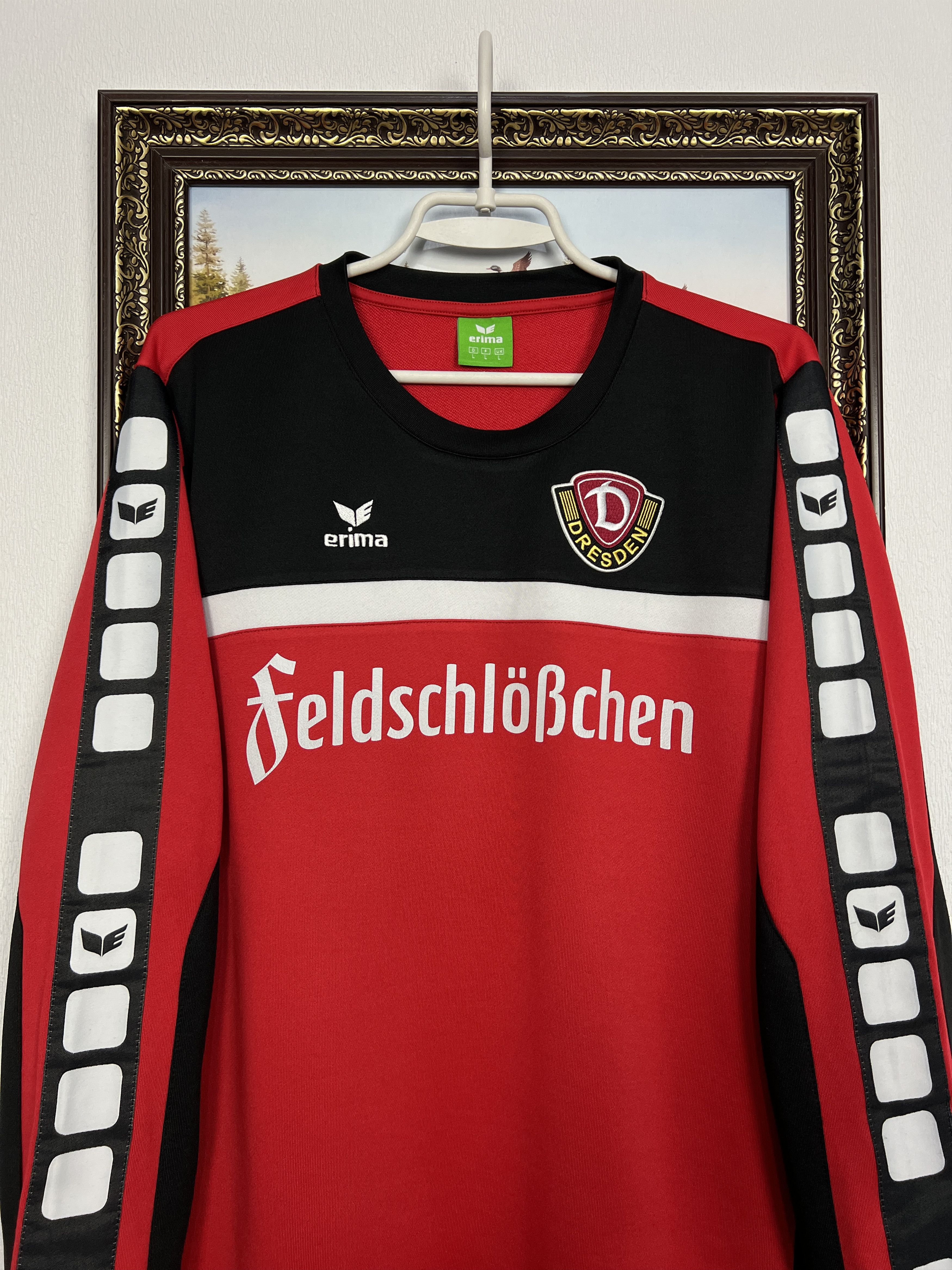 Erima Dynamo Dresden Football Sweatshirt Soccer Track Top Crewneck Size US L / EU 52-54 / 3 - 2 Thumbnail