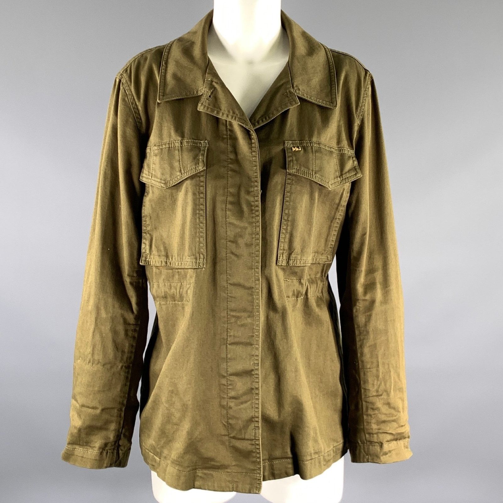 Marc by Marc Jacobs MARC by MARC JACOBS Size XS Green Cotton Spandex Jacket Size XS / US 0-2 / IT 36-38 - 1 Thumbnail