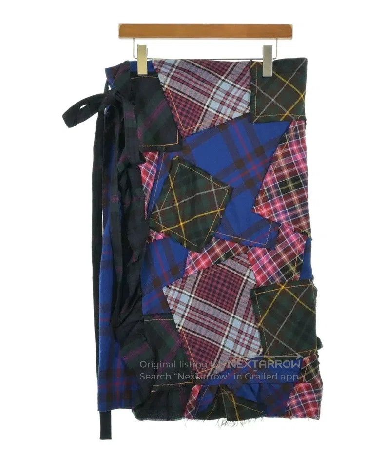 Comme des Garcons Comme des Garcons Patchwork plaid rolled skirt Size 25" / US 0 / IT 36 - 1 Thumbnail