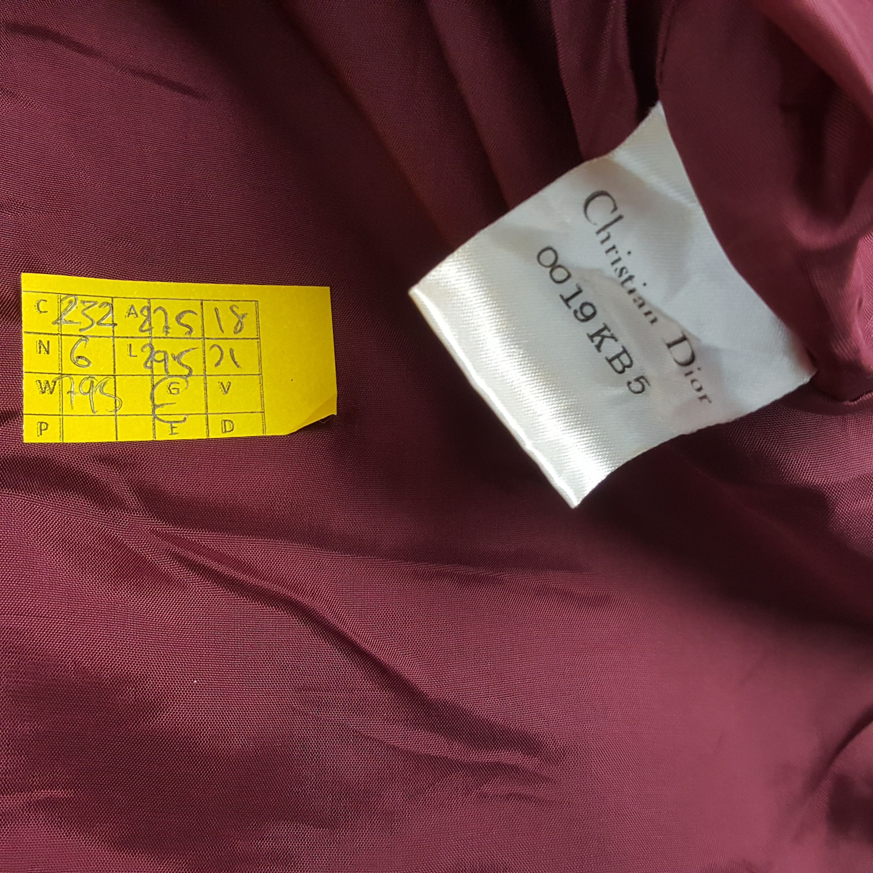 Christian Dior Monsieur × Vintage Vintage CHRISTIAN DIOR Italian Fashion Brand Jacket Size XXL / US 16-18 / IT 52-54 - 6 Thumbnail