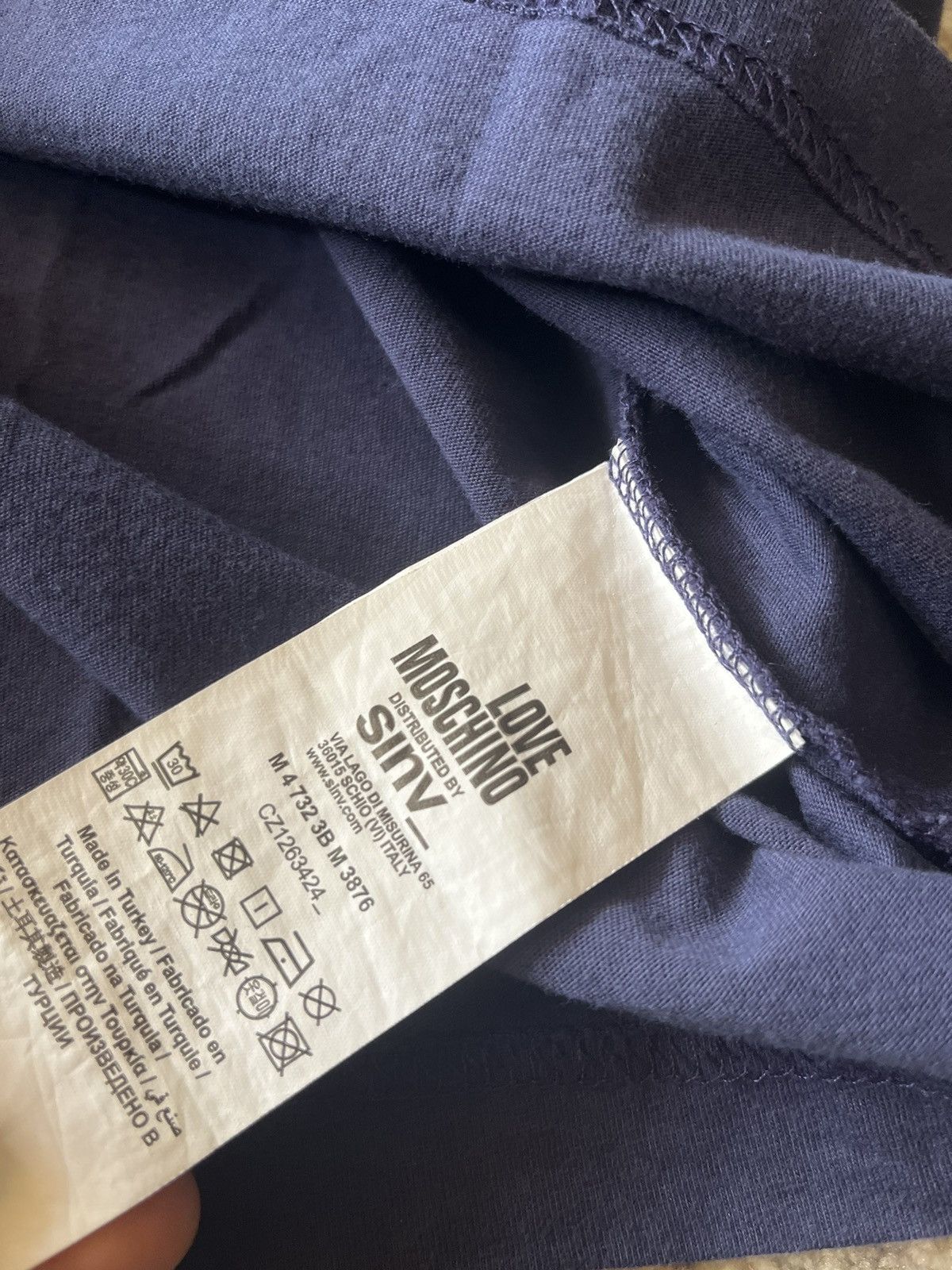 Moschino Love Moschino Navy Shirt S Size S / US 4 / IT 40 - 3 Thumbnail