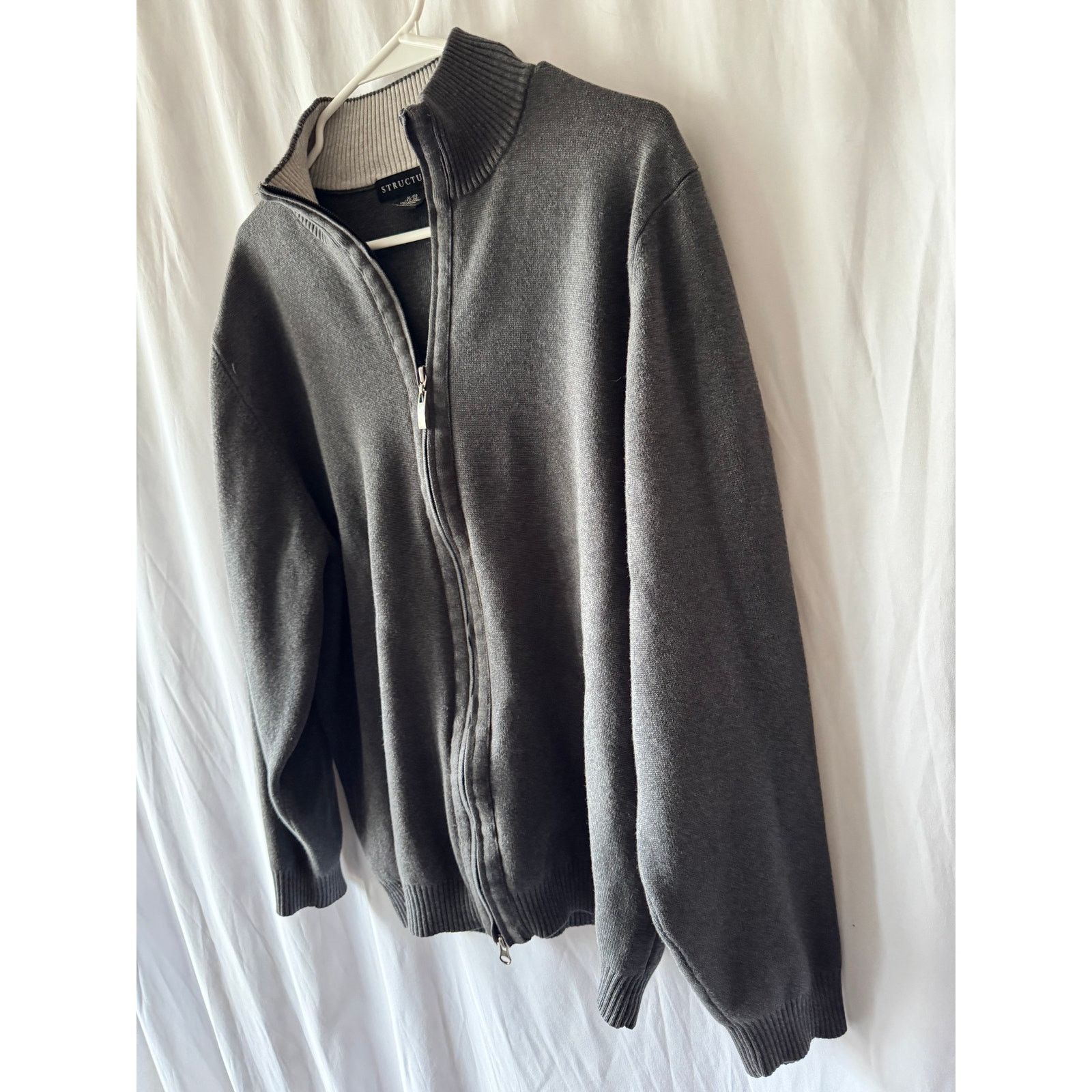 Structure Structure Full Zip Mock Neck Sweater Jacket, Size XL Size US XL / EU 56 / 4 - 3 Thumbnail