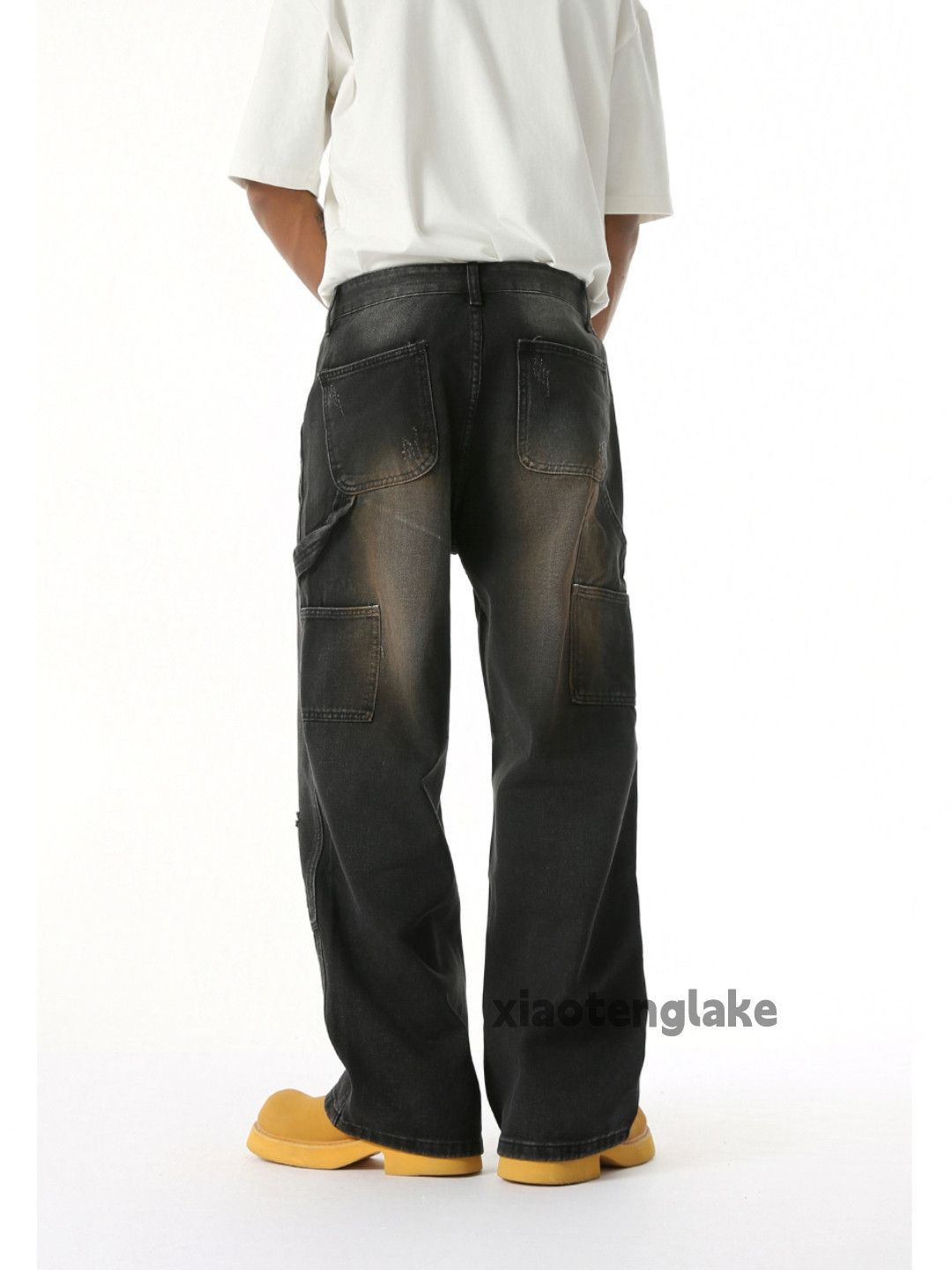 Designer × Japanese Brand × Vintage Utility washed faded rusty carpenter paint work pants Size US 32 / EU 48 - 3 Thumbnail