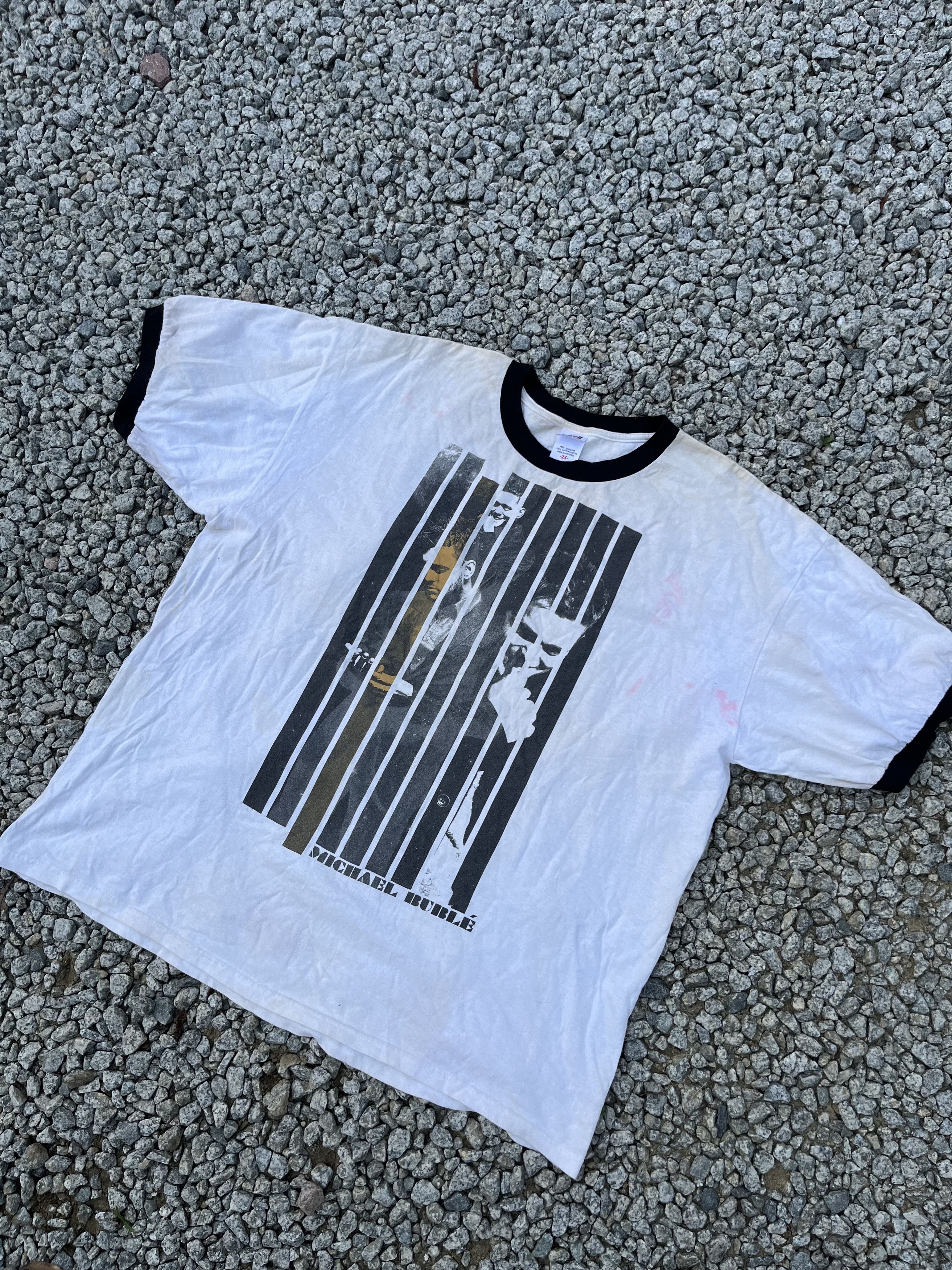 Band Tees × Vintage Vintage 00s Michael Buble Band Music Streetwear Fashion Size US XXL / EU 58 / 5 - 5 Thumbnail