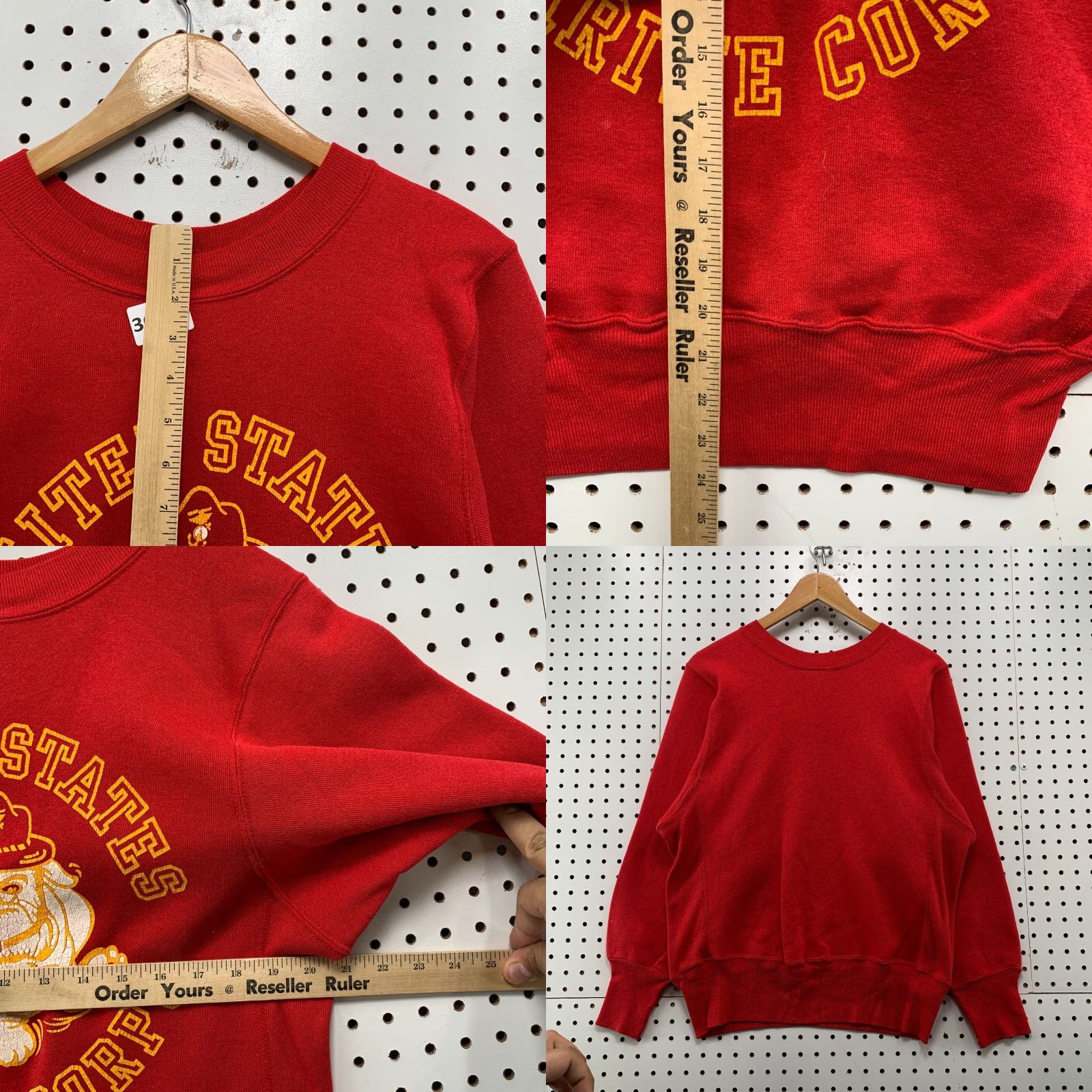 Vintage VINTAGE United States Marine Corpse Sweatshirt Men M Bulldog Made USA Size US M / EU 48-50 / 2 - 8 Thumbnail