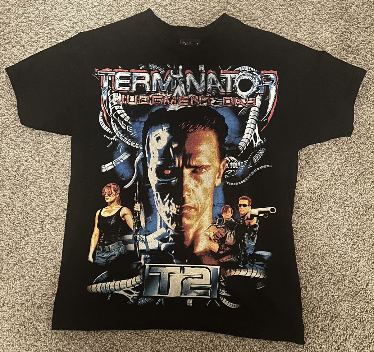 Movie × Streetwear × Vintage Terminator 2: Judgement Day Graphic Tee by ...
