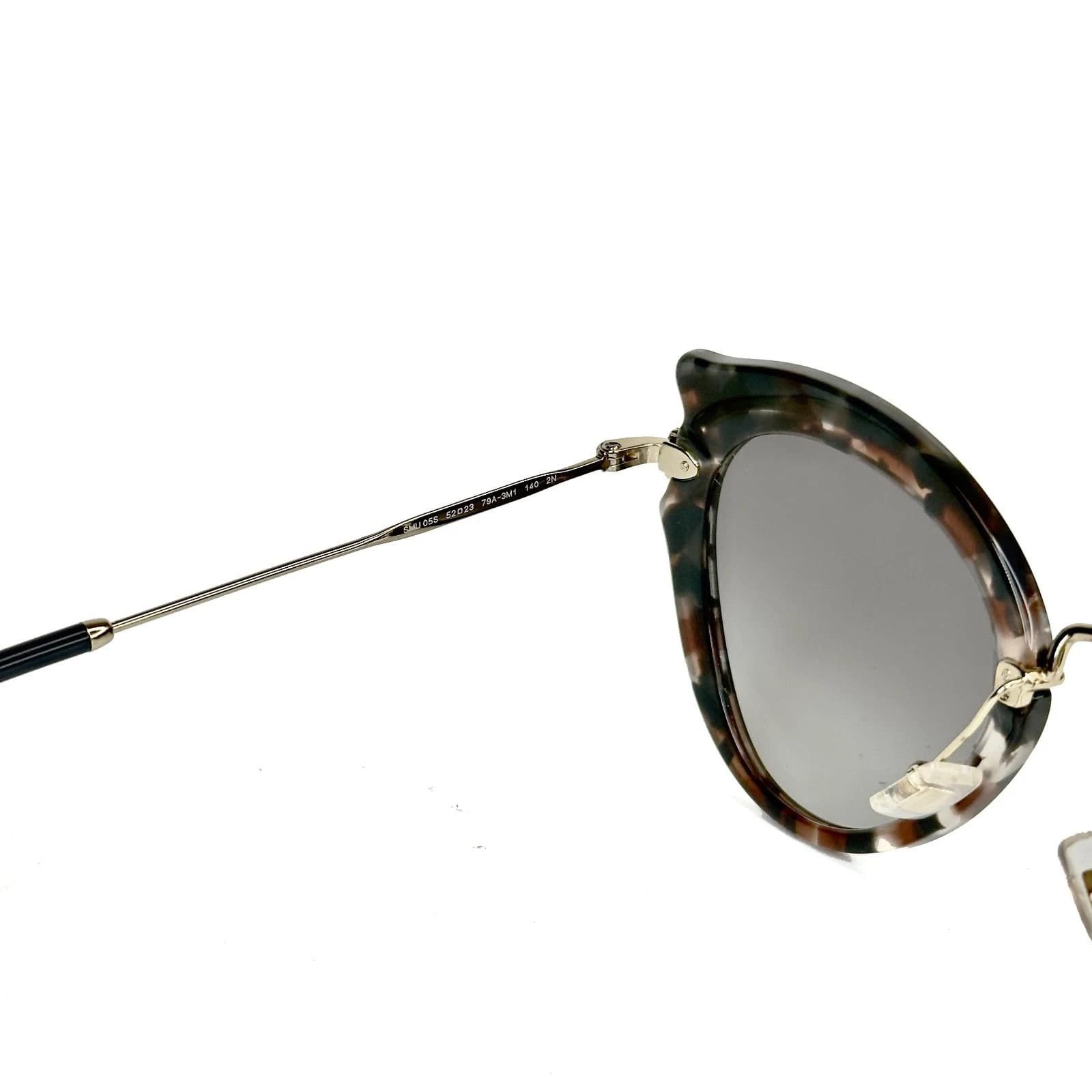 Miu Miu MIU MIU MU05SS NOIR Crystal Butterfly Gold Brown Blue 05S Size ONE SIZE - 2 Thumbnail