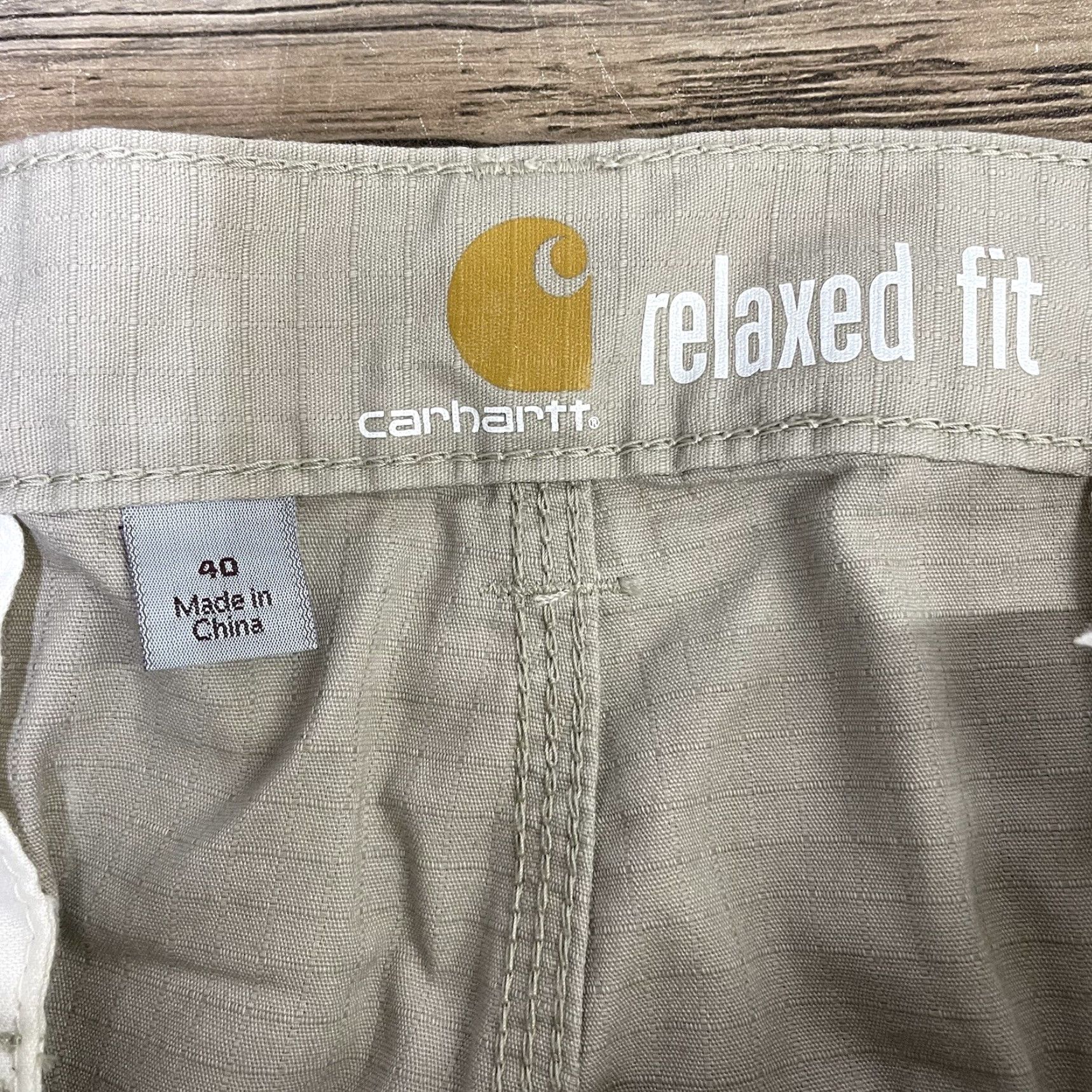 Carhartt Carhartt Relaxed Fit 100% Cotton Casual Shorts Mens Size 40 Beige Cargo Size US 40 / EU 56 - 4 Thumbnail
