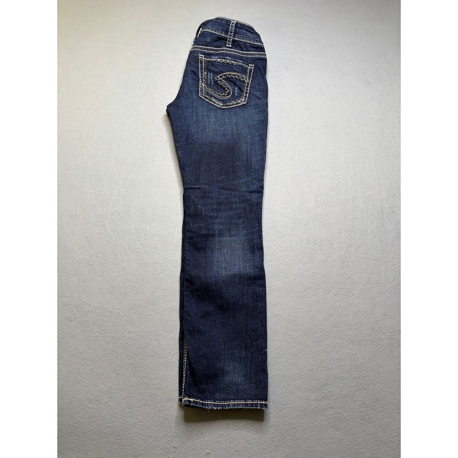 Silver Jeans Co. Silver Jeans Suki Straight Womens 30x30 Dark Bootcut Jeans Size 30" / US 8 / IT 44 - 9 Thumbnail