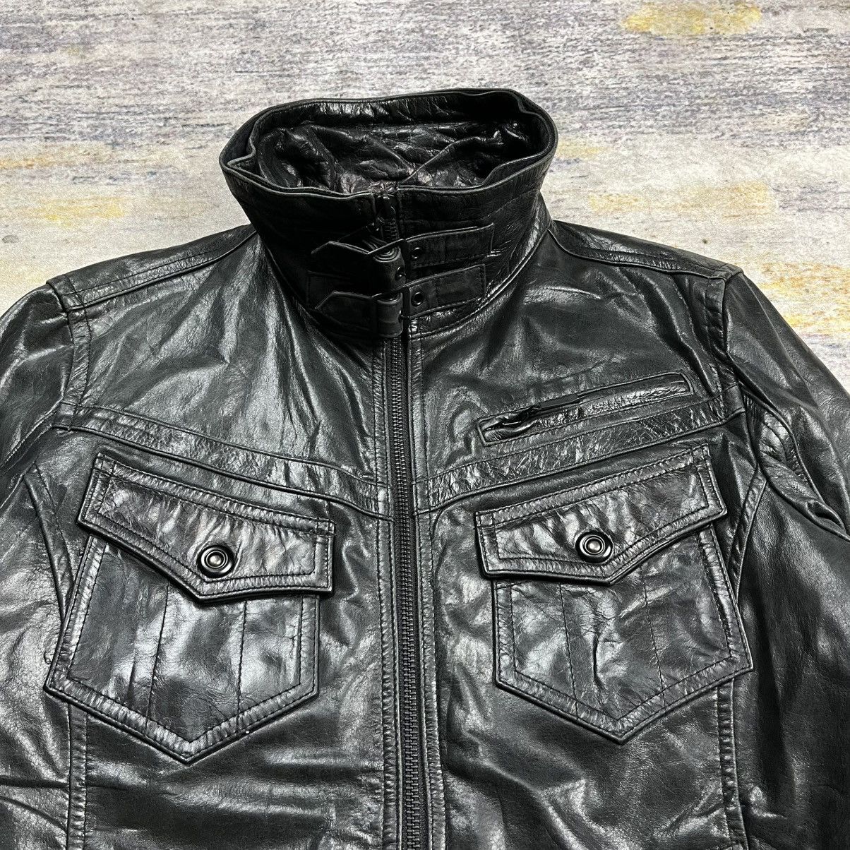 Tornado Mart A.S.M Atelier sab men rider leather jacket vkei style Size US M / EU 48-50 / 2 - 4 Thumbnail