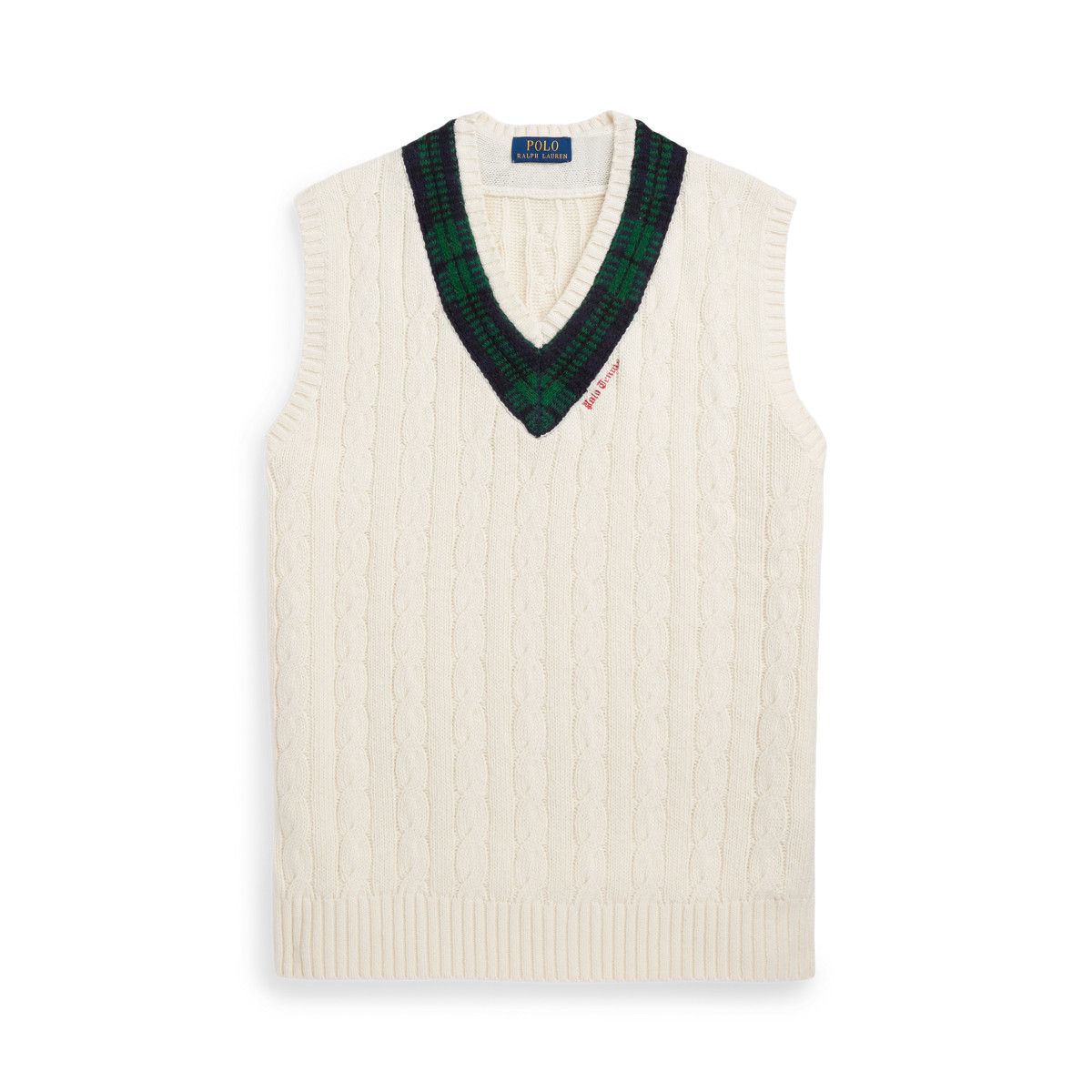 Polo Ralph Lauren Polo Ralph Lauren Cotton-Cashmere Cricket Vest Size US XL / EU 56 / 4 - 1 Thumbnail