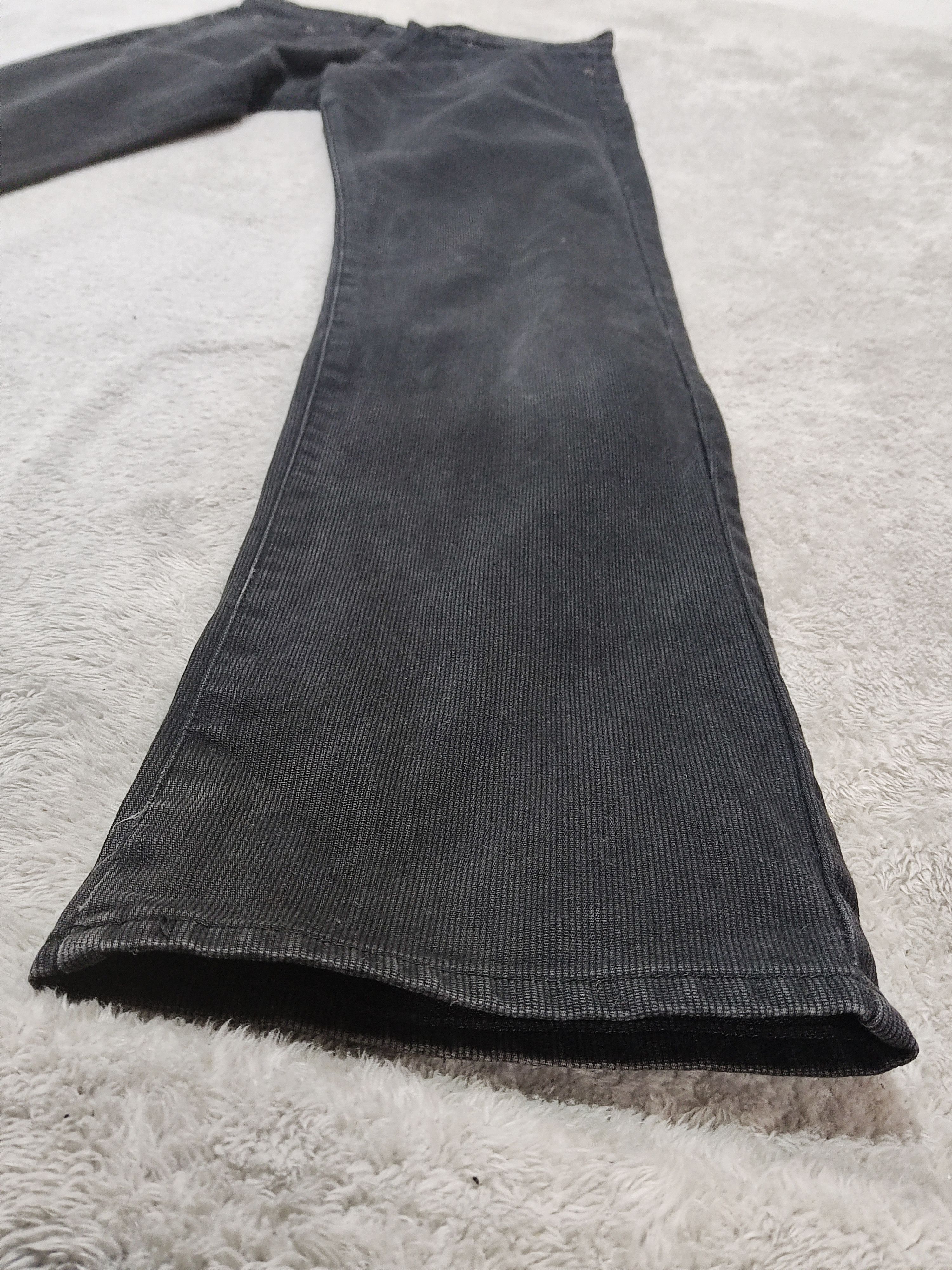 Beams Plus × Levi's BEAMS Pique Knit Faded Black Denim Trousers White Tab Size US 29 - 8 Thumbnail