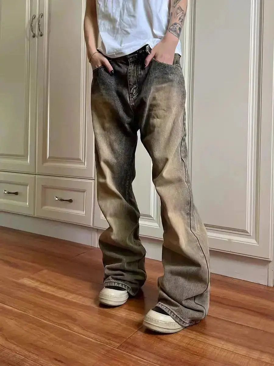 Japanese Brand Vintage high street mud dyed baggy Y2K jeans Size US 30 / EU 46 - 5 Thumbnail