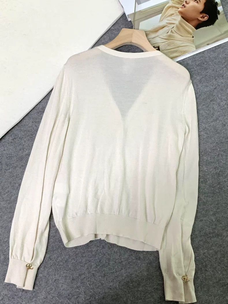 Loewe LOEWE A knitted cardigan in pure colour Size L / US 10 / IT 46 - 5 Thumbnail