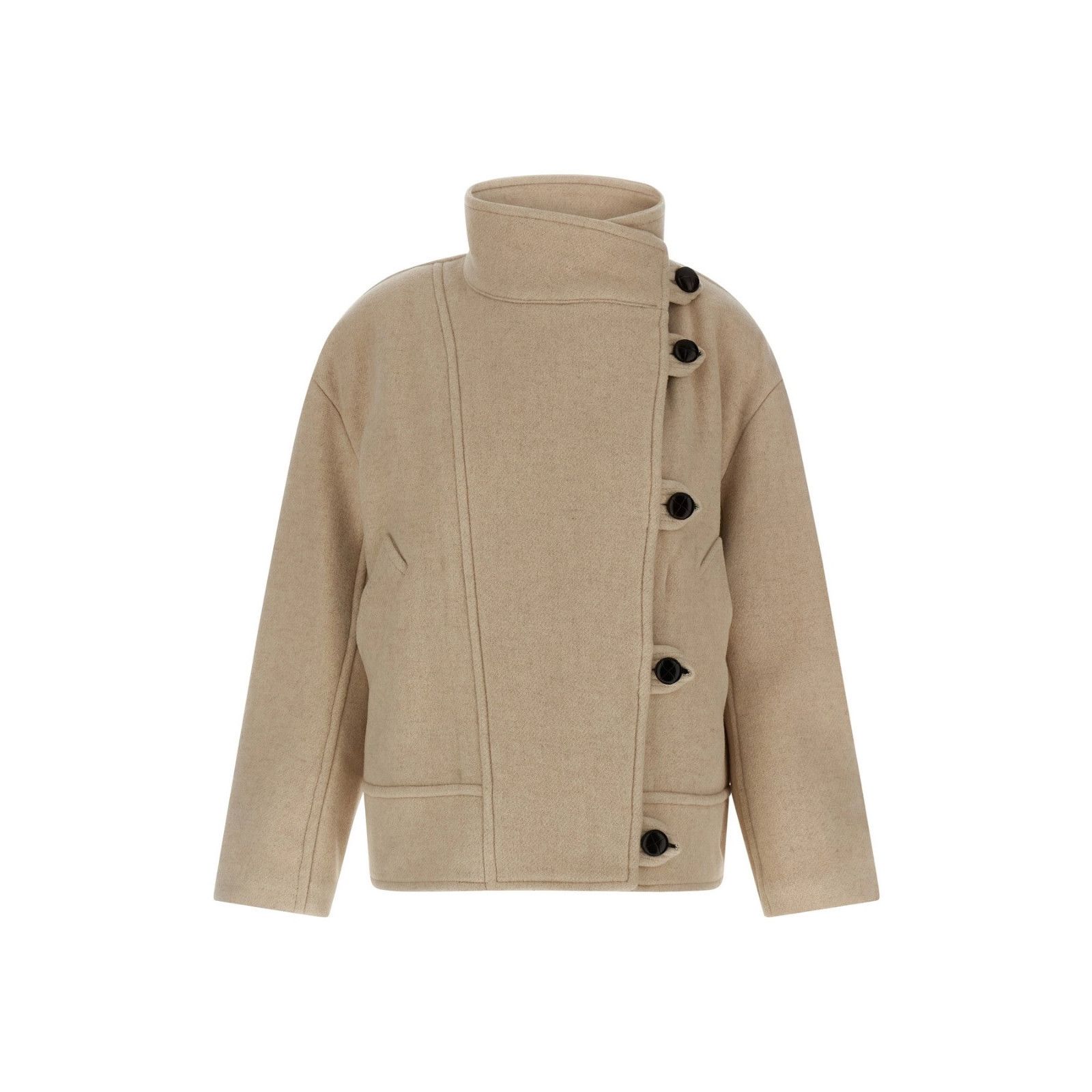 ISABEL MARANT Hanis Beige Wool Coat New & Authentic (Women's