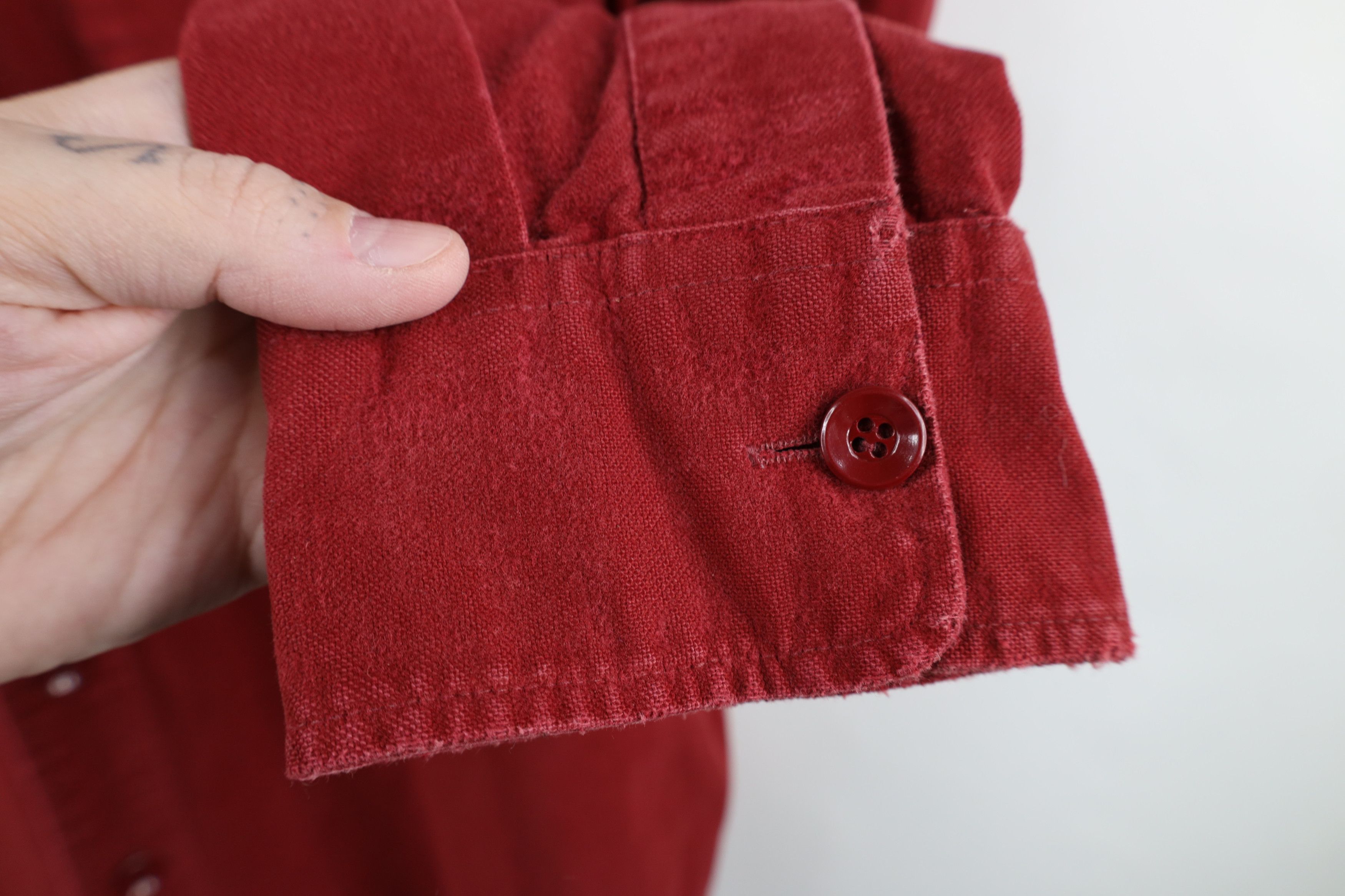 L.L. Bean Vintage 70s LL Bean Chamois Cloth Collared Button Shirt USA Size US M / EU 48-50 / 2 - 7 Thumbnail
