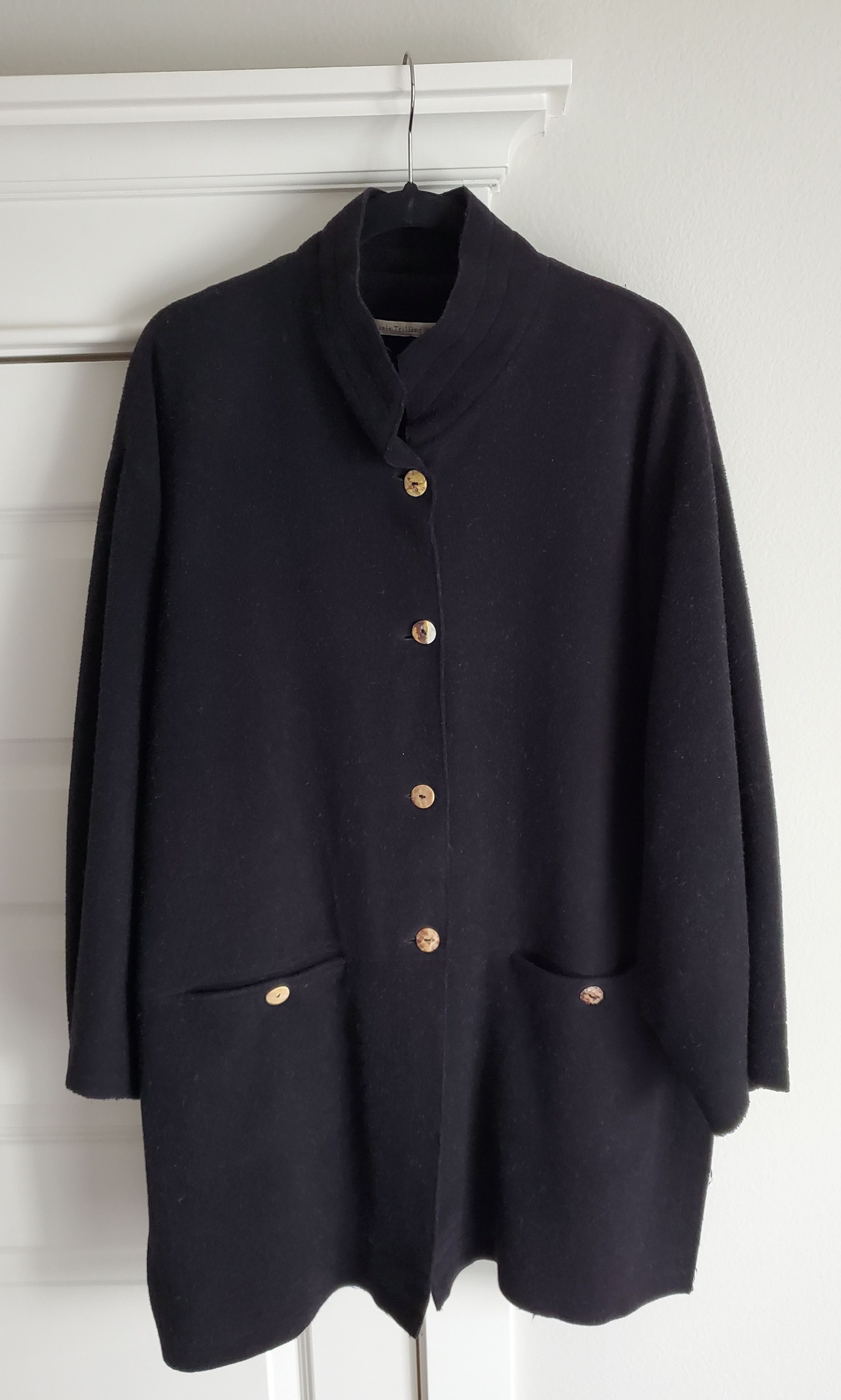 Vintage Niels Trillingsgaard Wool Coat Size US S / EU 44-46 / 1 - 1 Thumbnail