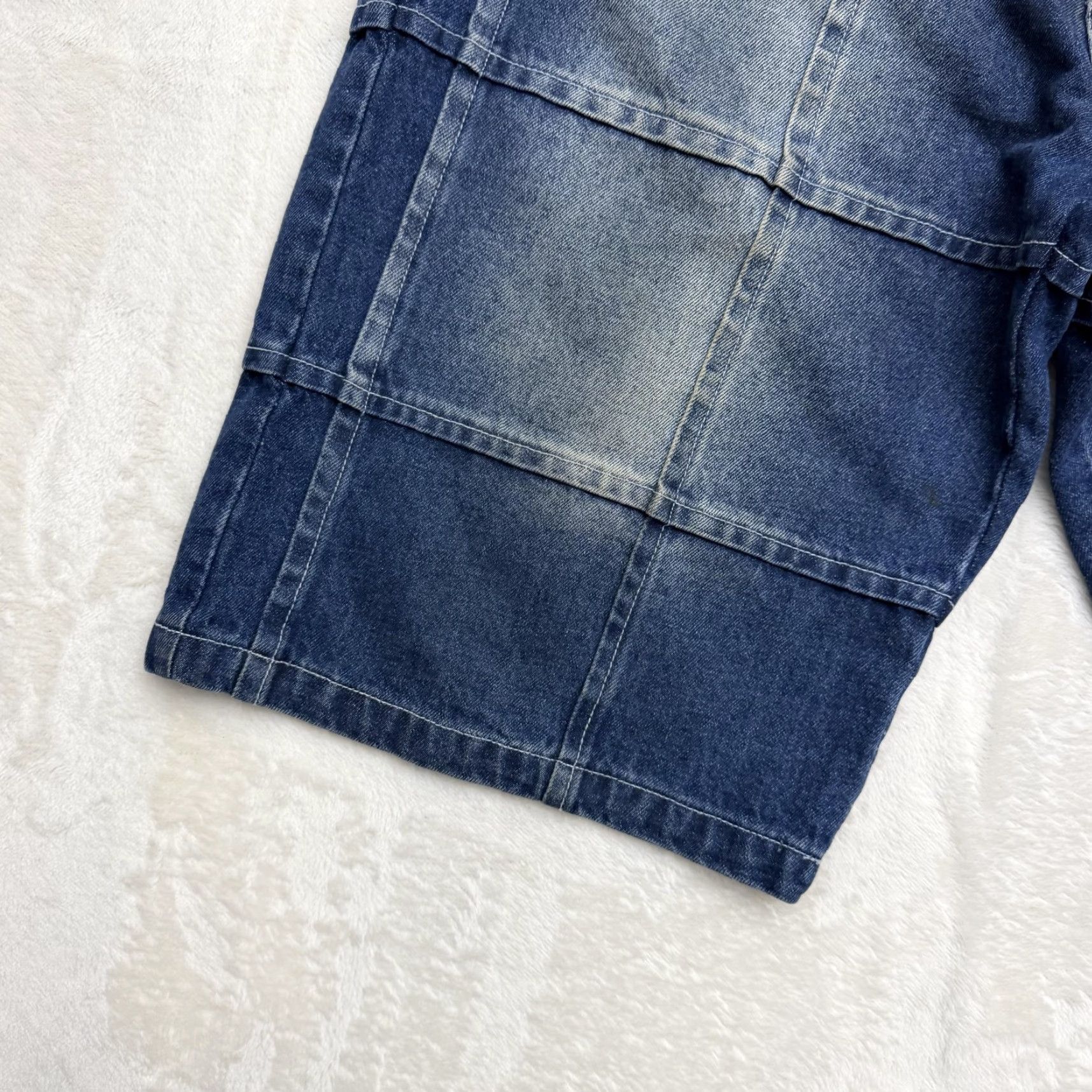 Denime VINTAGE Y2K O.X Jackpot Jeans Bermuda Shorts Jorts Mens 36 Denim Ramie Cotton Baggy Blue Pockets 90s 00s Mens Size US 36 / EU 52 - 6 Thumbnail