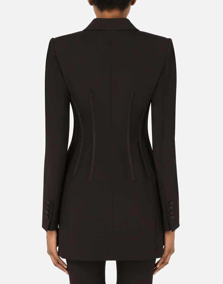 Dolce & Gabbana o1y0825 Crepe Jacket in Black Size M / US 6-8 / IT 42-44 - 5 Thumbnail