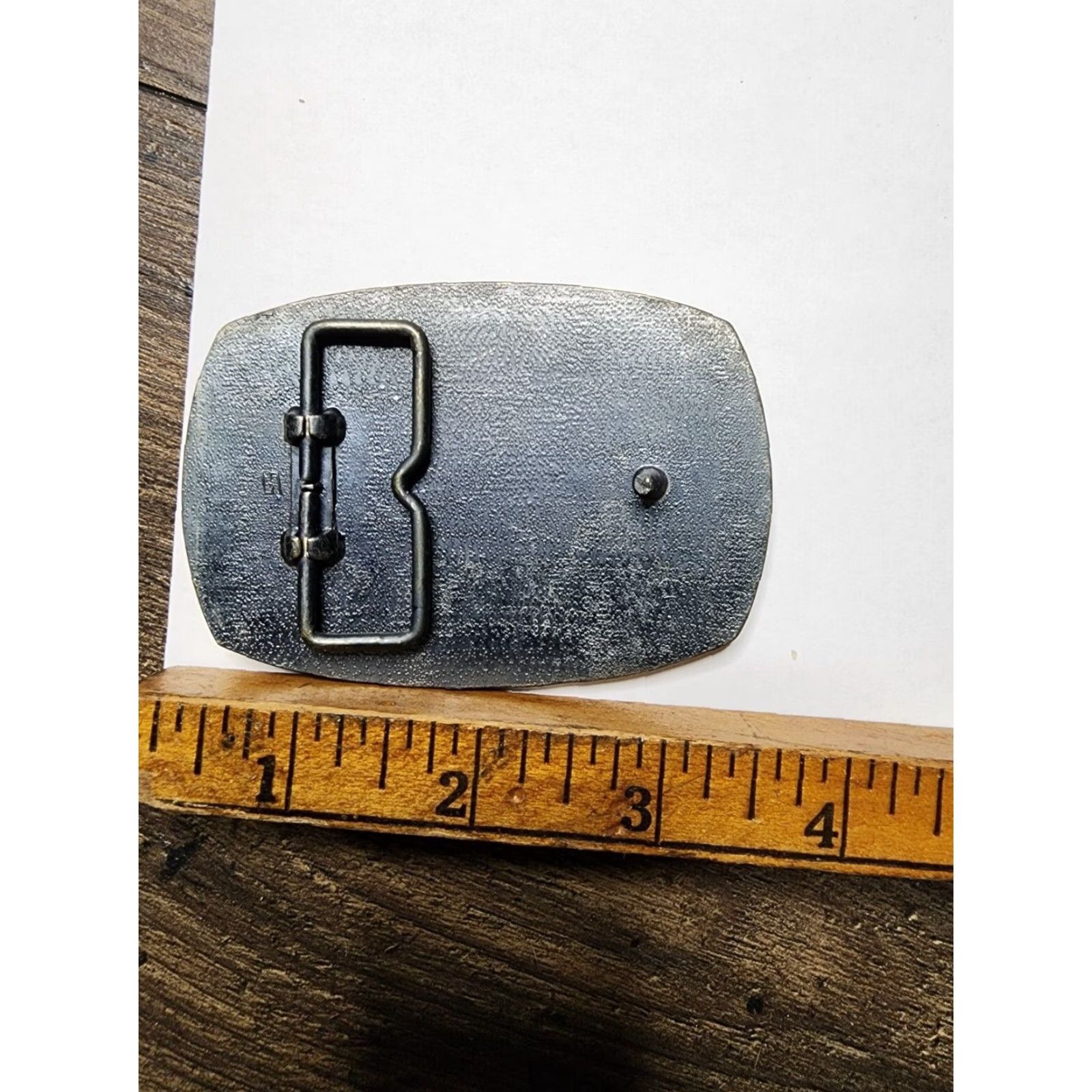 Vintage VINTAGE Handmade 1970s Brass Biplane Belt Buckle Vehicles/Transportation Art Deco Men's Size ONE SIZE - 3 Thumbnail