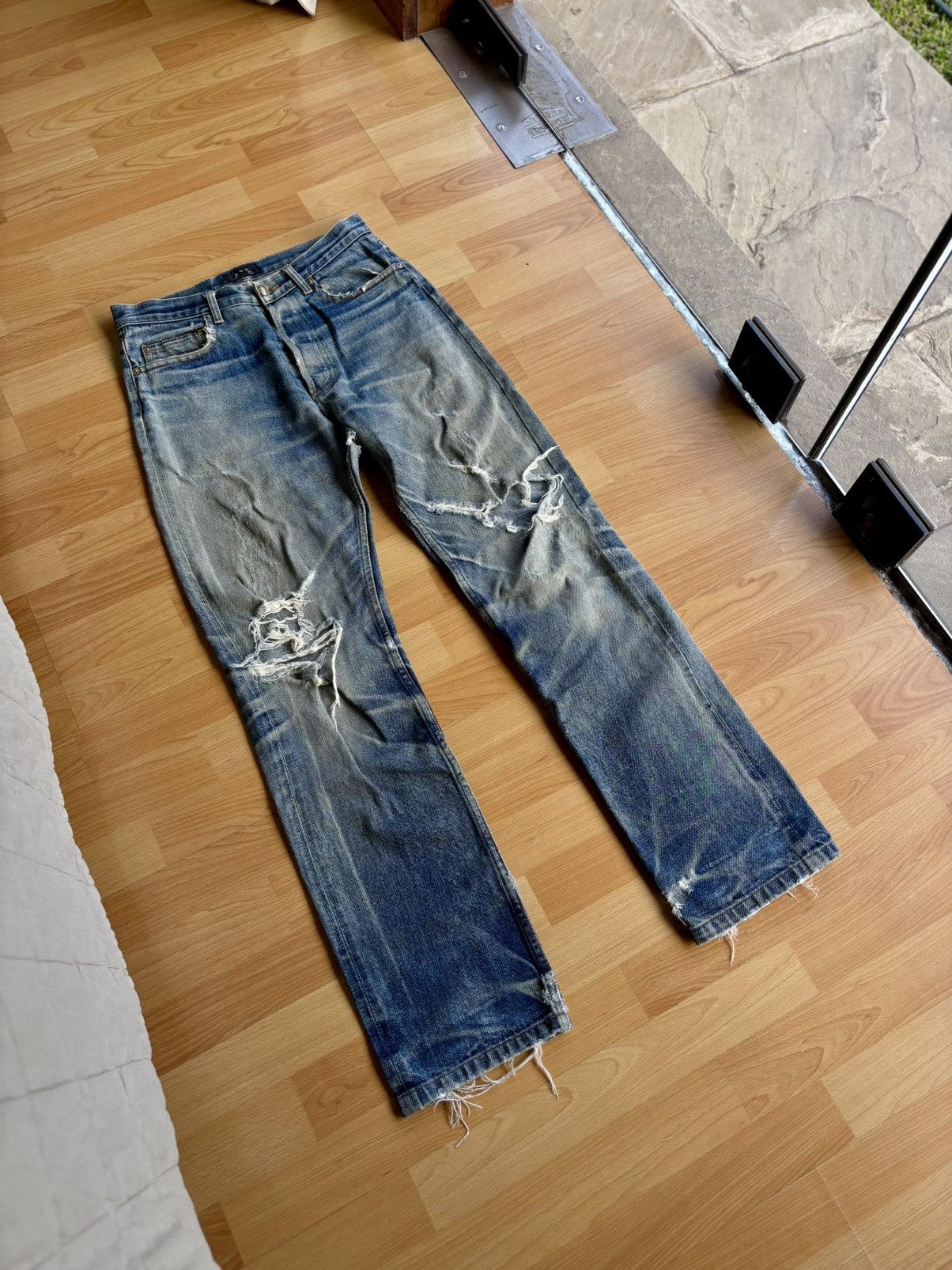 A.P.C. THRASHED APC DENIM Size US 30 / EU 46 - 1 Thumbnail