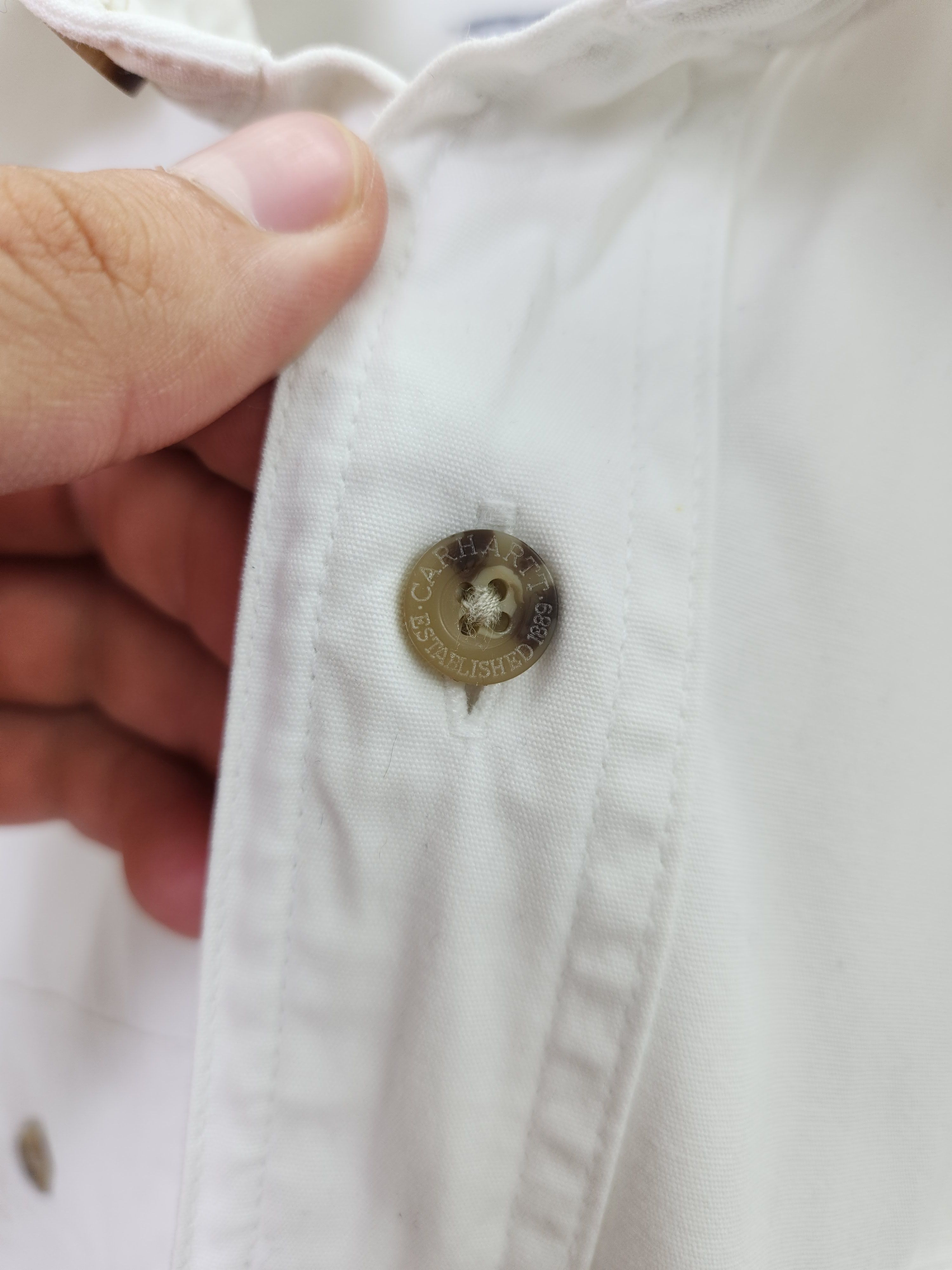 Carhartt Vintage Carhartt small logo shirt button ups Size US S / EU 44-46 / 1 - 5 Thumbnail