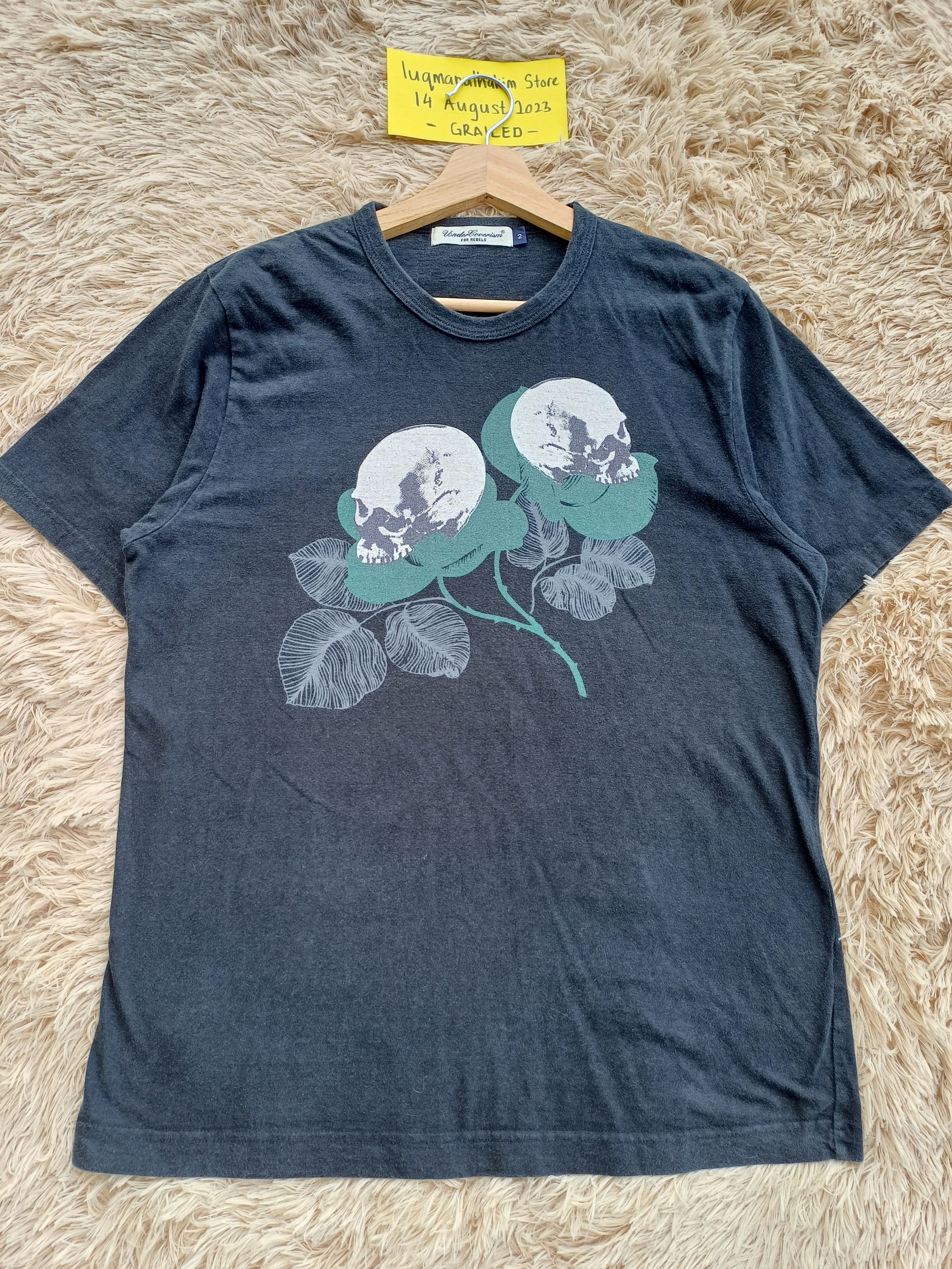 Rarest Undercover Skulls in Flowers Tshirt