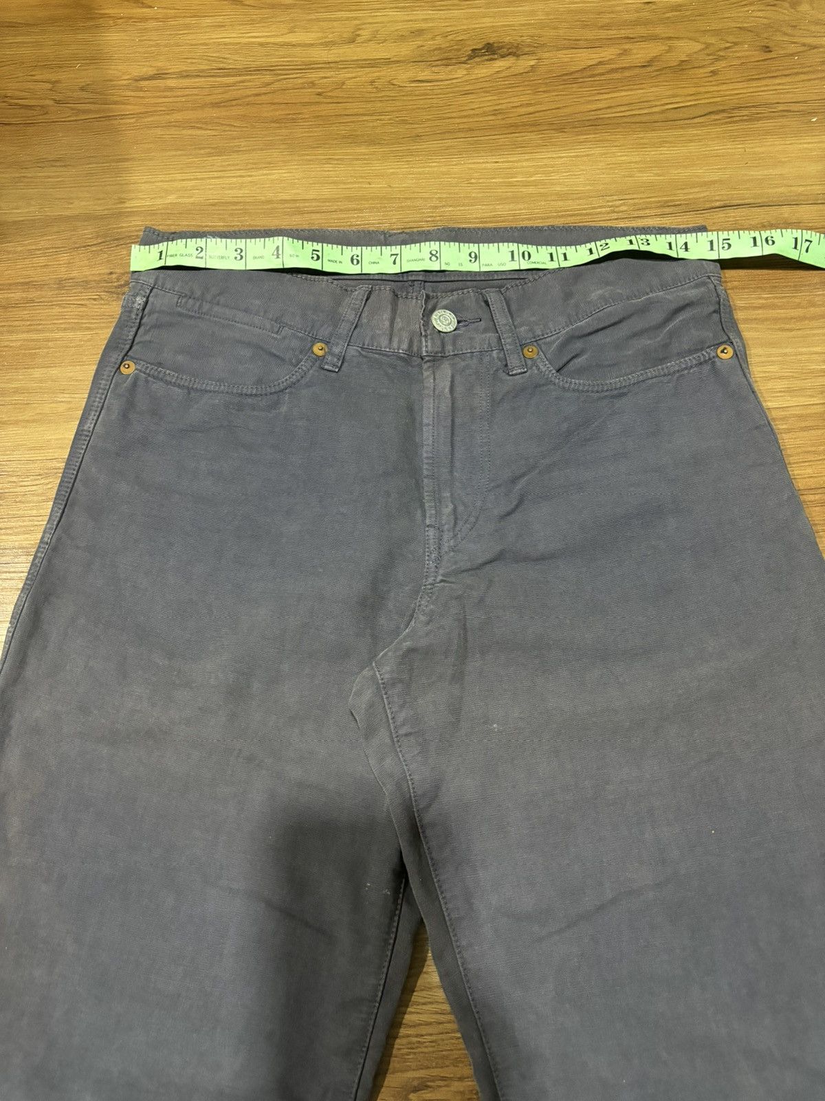 45rpm Vintage 45rpm Indigo Wide Leg Japanese Denim Jeans Size US 30 / EU 46 - 12 Thumbnail