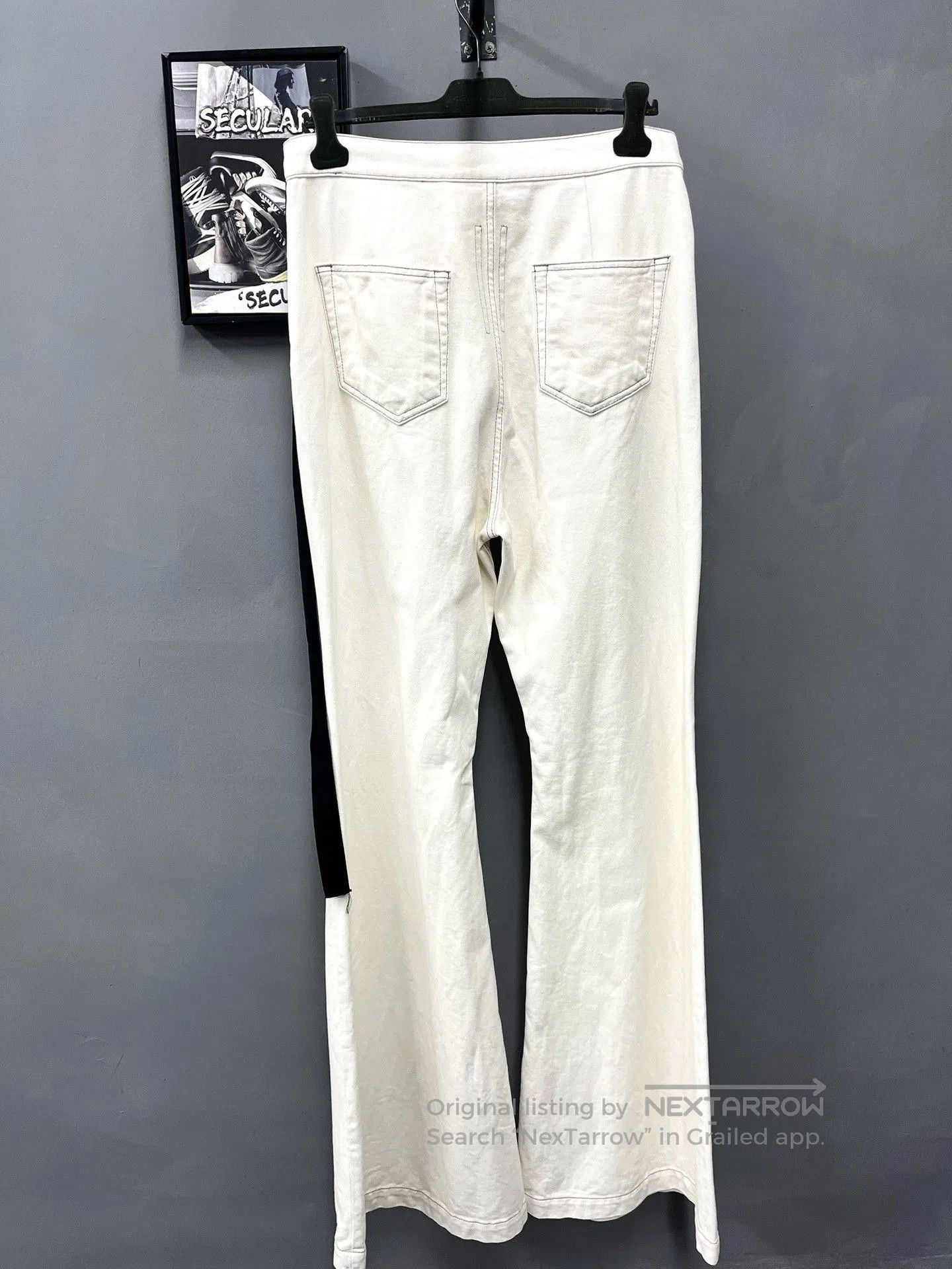 Rick Owens Rick Owens Bolan Bootcut White Jeans. Size US 32 / EU 48 - 7 Thumbnail