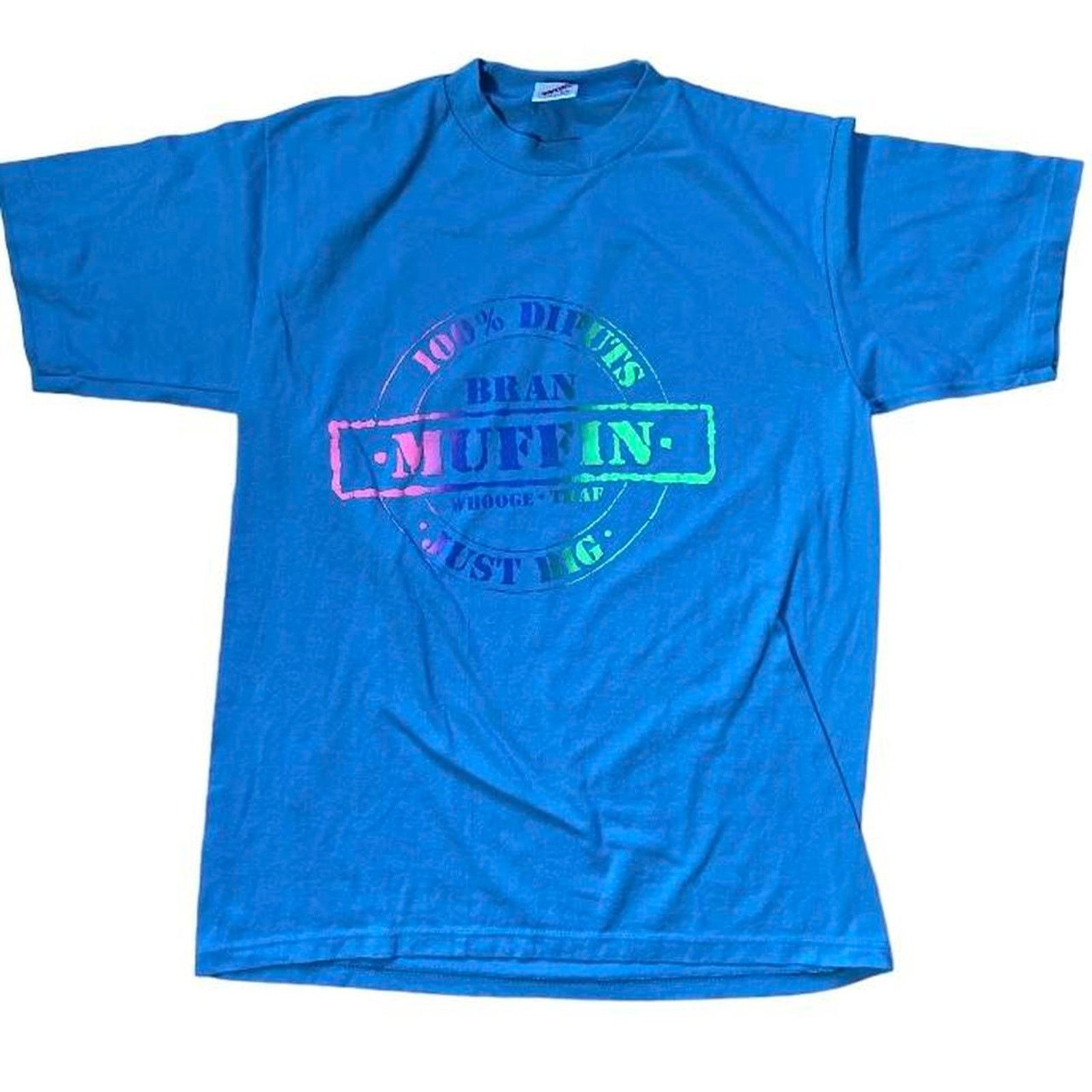 Gildan 90s teal jerzees single stitch Size US L / EU 52-54 / 3 - 1 Thumbnail