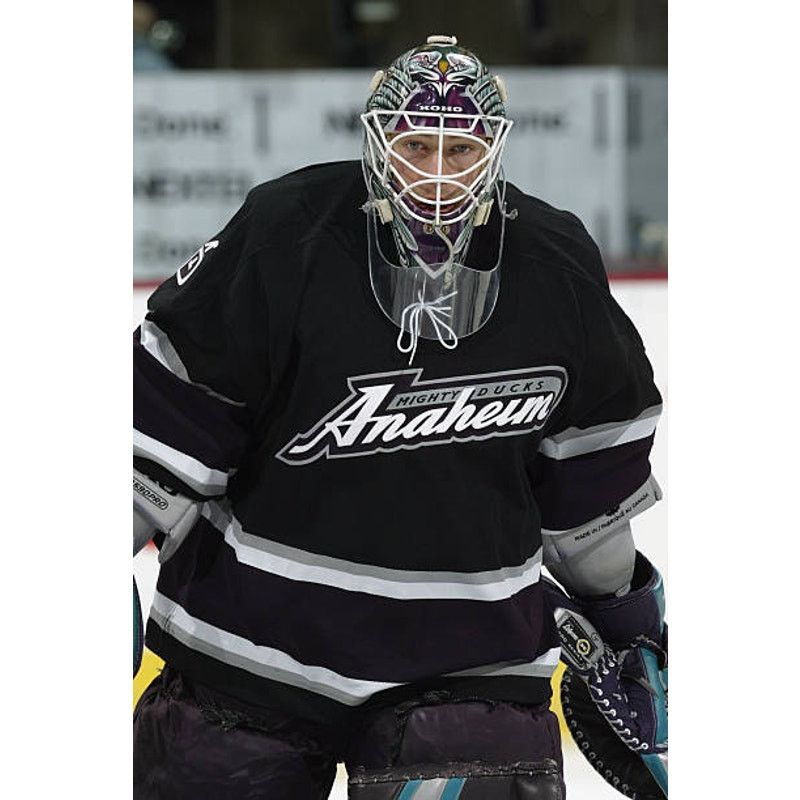 Koho × NHL Anaheim Mighty Ducks 2003-2006 KOHO alt jersey XL hockey vtg Size US XL / EU 56 / 4 - 2 Thumbnail
