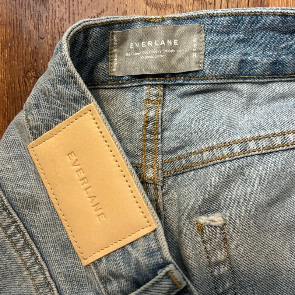 Everlane NWOT Everlane The Curvy 90s Cheeky Straight Jean Size 32R Size 32" / US 10 / IT 46 - 6 Thumbnail