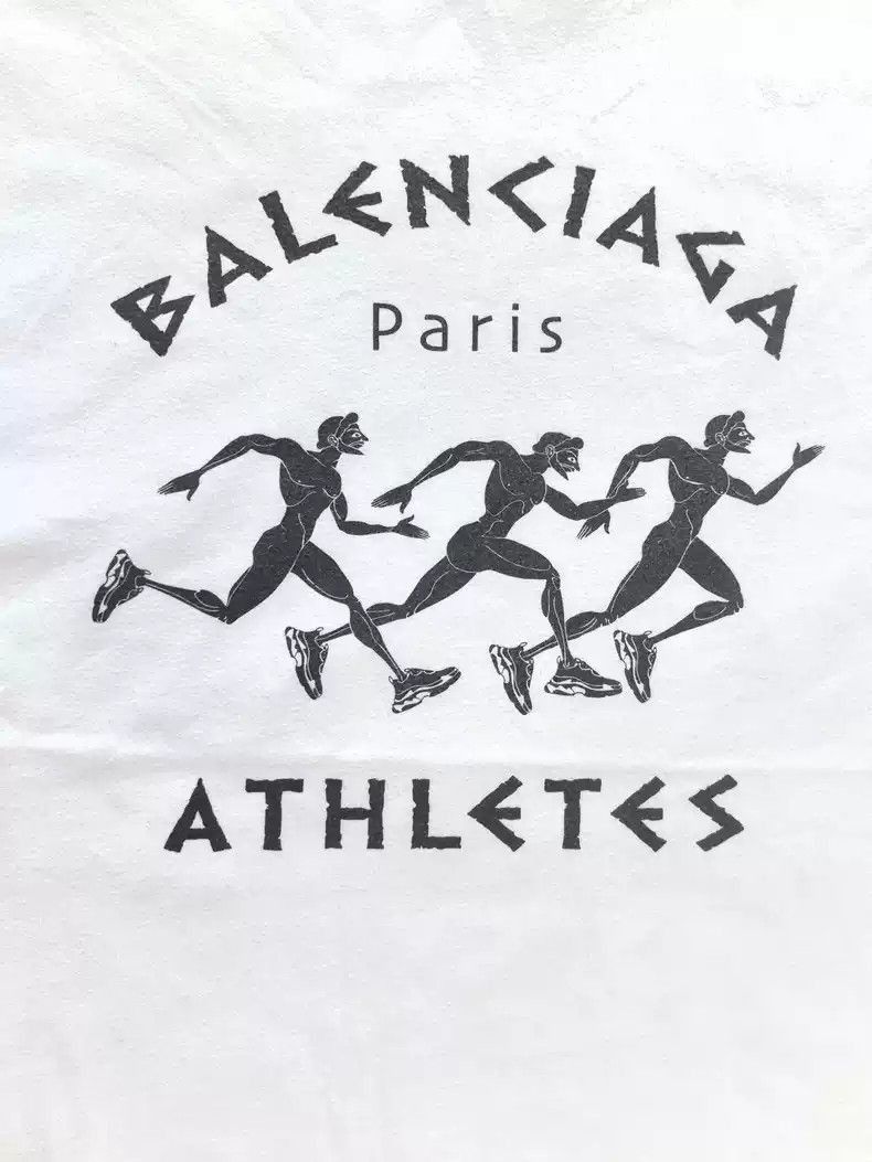 Balenciaga Balenciaga Marathon Short Sleeves-2507 Size US S / EU 44-46 / 1 - 3 Thumbnail