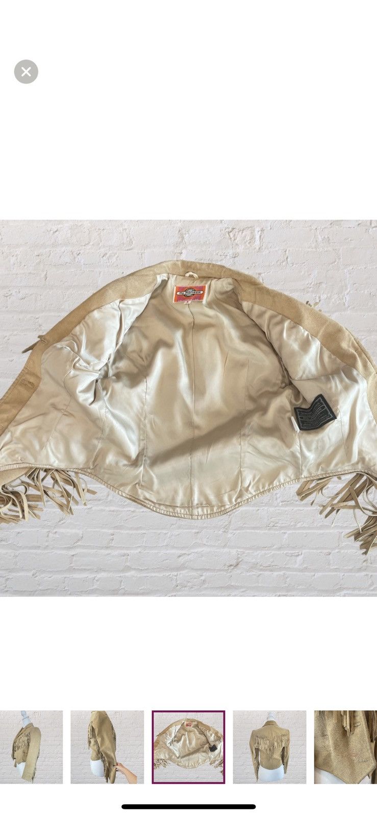 Vintage Genuine suede leather southwestern fridge jacket Size M / US 6-8 / IT 42-44 - 6 Thumbnail