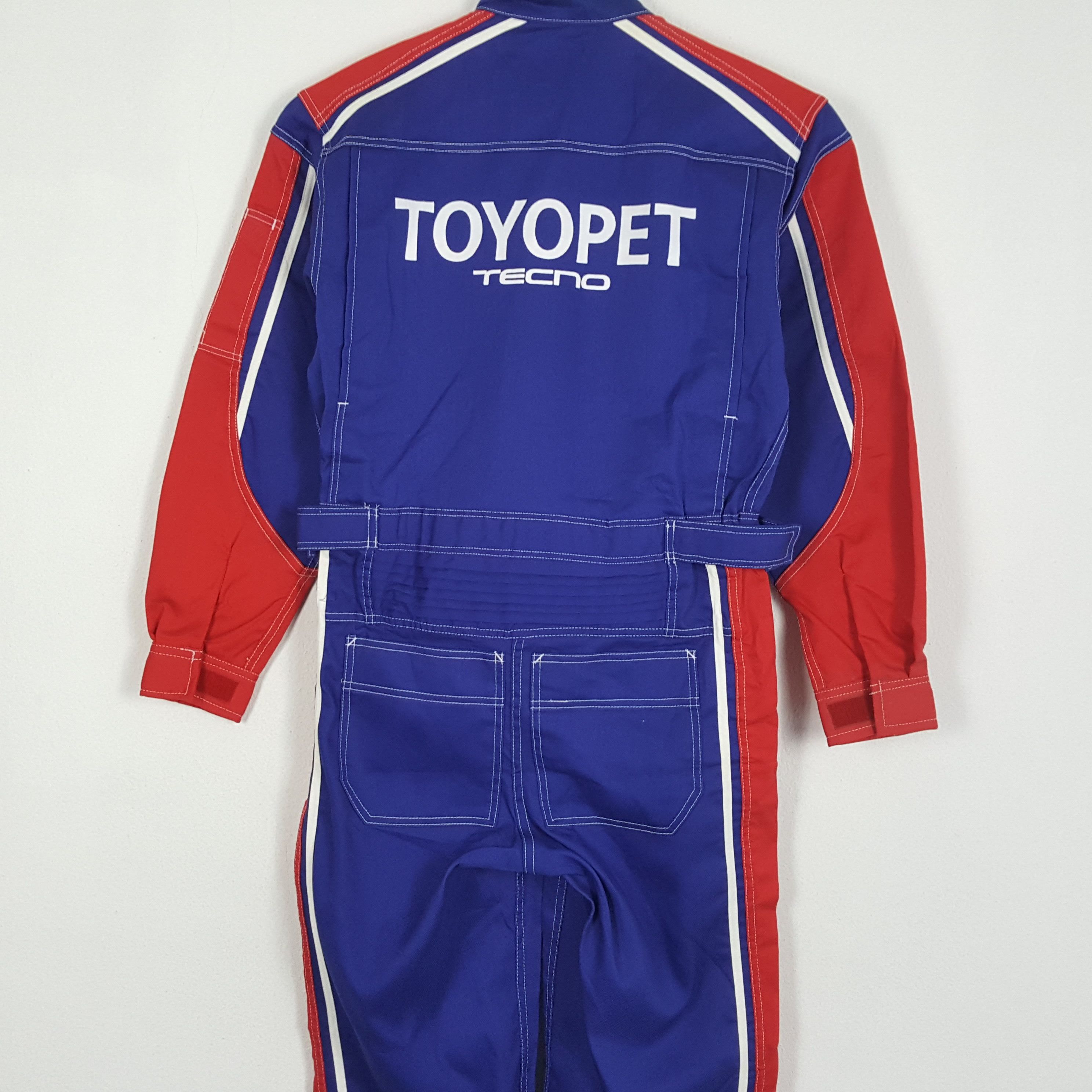 Japanese Brand × Vintage TOYOTA TOYOPET TECNO Motorsports Racing Coverall Jacket Size US S / EU 44-46 / 1 - 2 Thumbnail