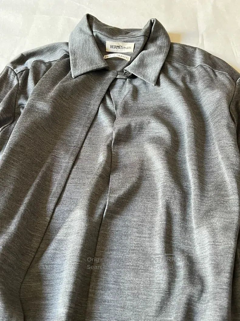 Hermes Hermes Plain Double Layer Knit Silk Top Size XS / US 0-2 / IT 36-38 - 4 Thumbnail