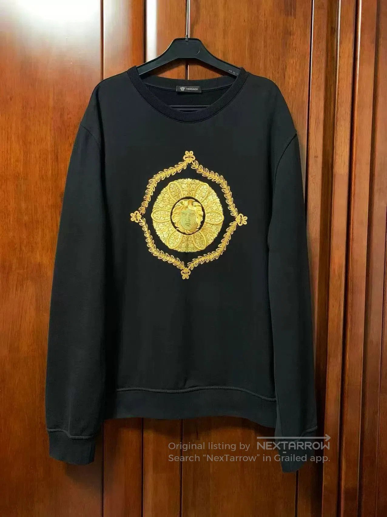 Versace Versace Men's Embroidered Logo Sweatshirt. Size US XXL / EU 58 / 5 - 1 Thumbnail
